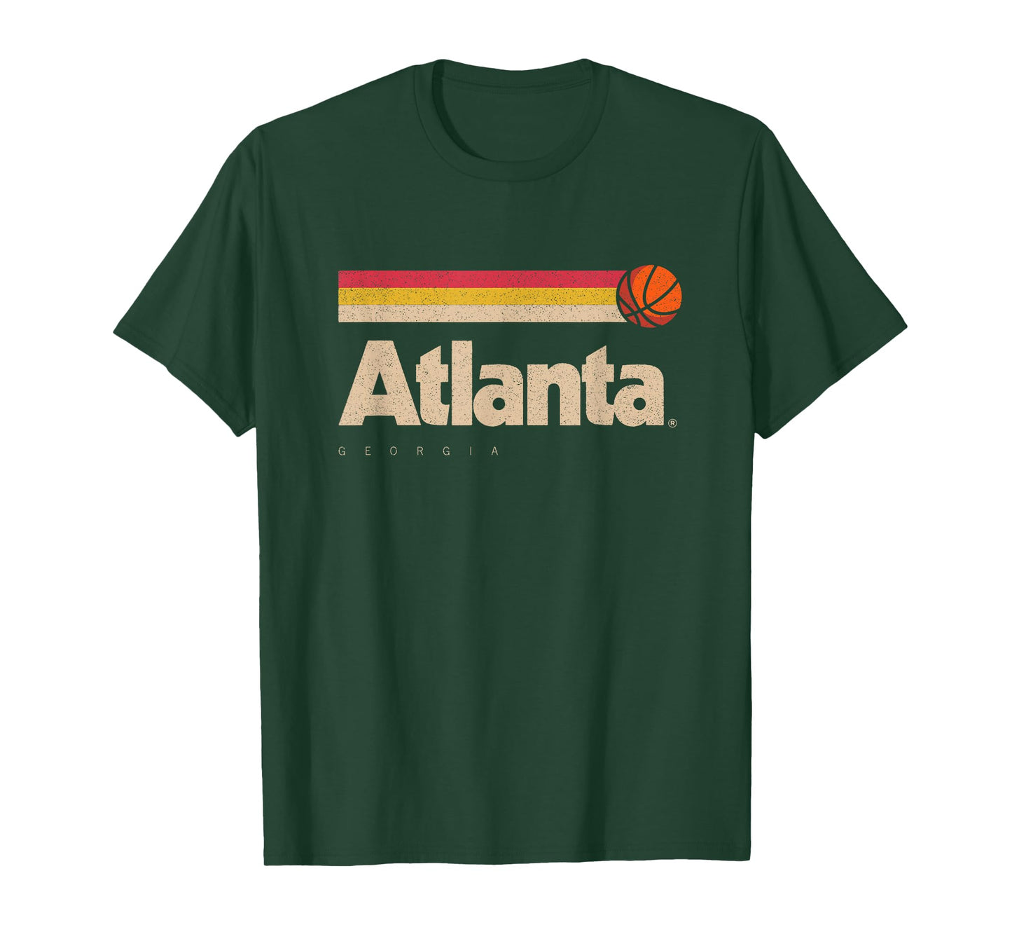 Atlanta Basketball B-Ball City Georgia Retro Atlanta T-Shirt