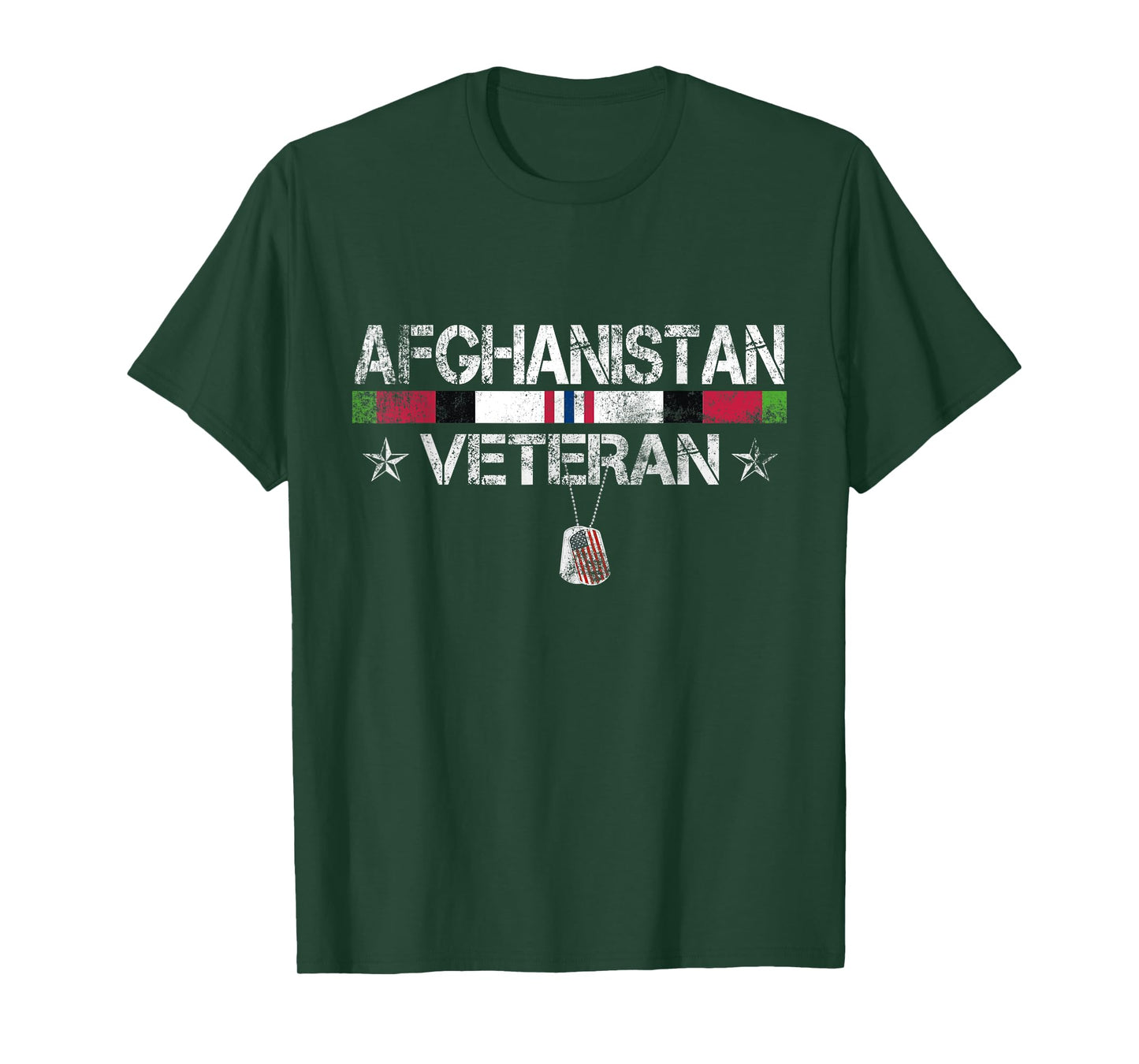 Afghanistan Veteran T-Shirt Vintage Patriotic Veterans Day T-Shirt