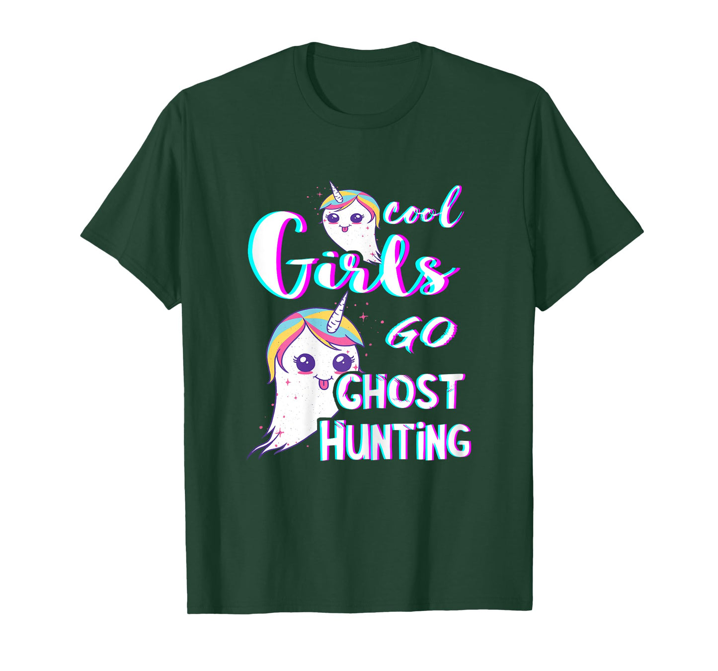 Ghost Hunting Girl Paranormal Investigator Ghost Hunt Ghosts T-Shirt