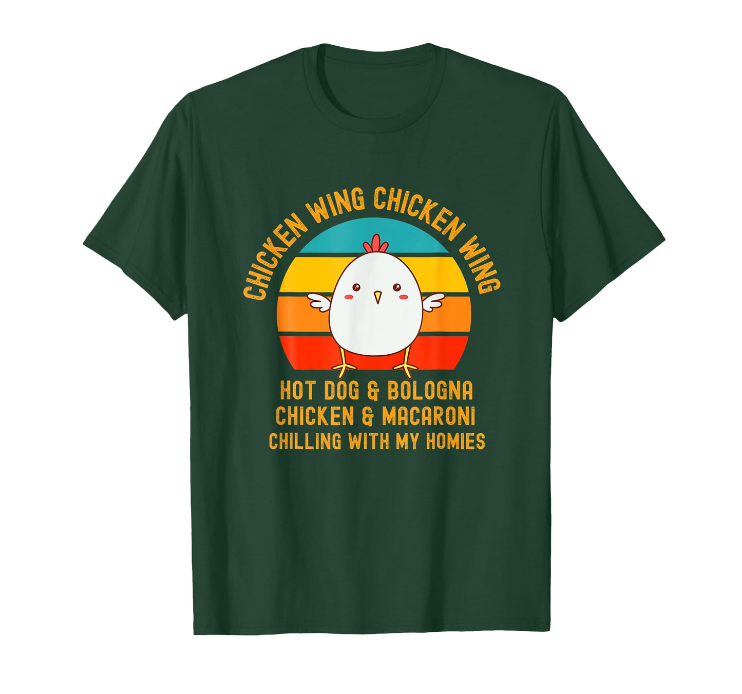 Chicken Wing Chicken Wing Hot Dog And Bologna Toddler 5T T-Shirt