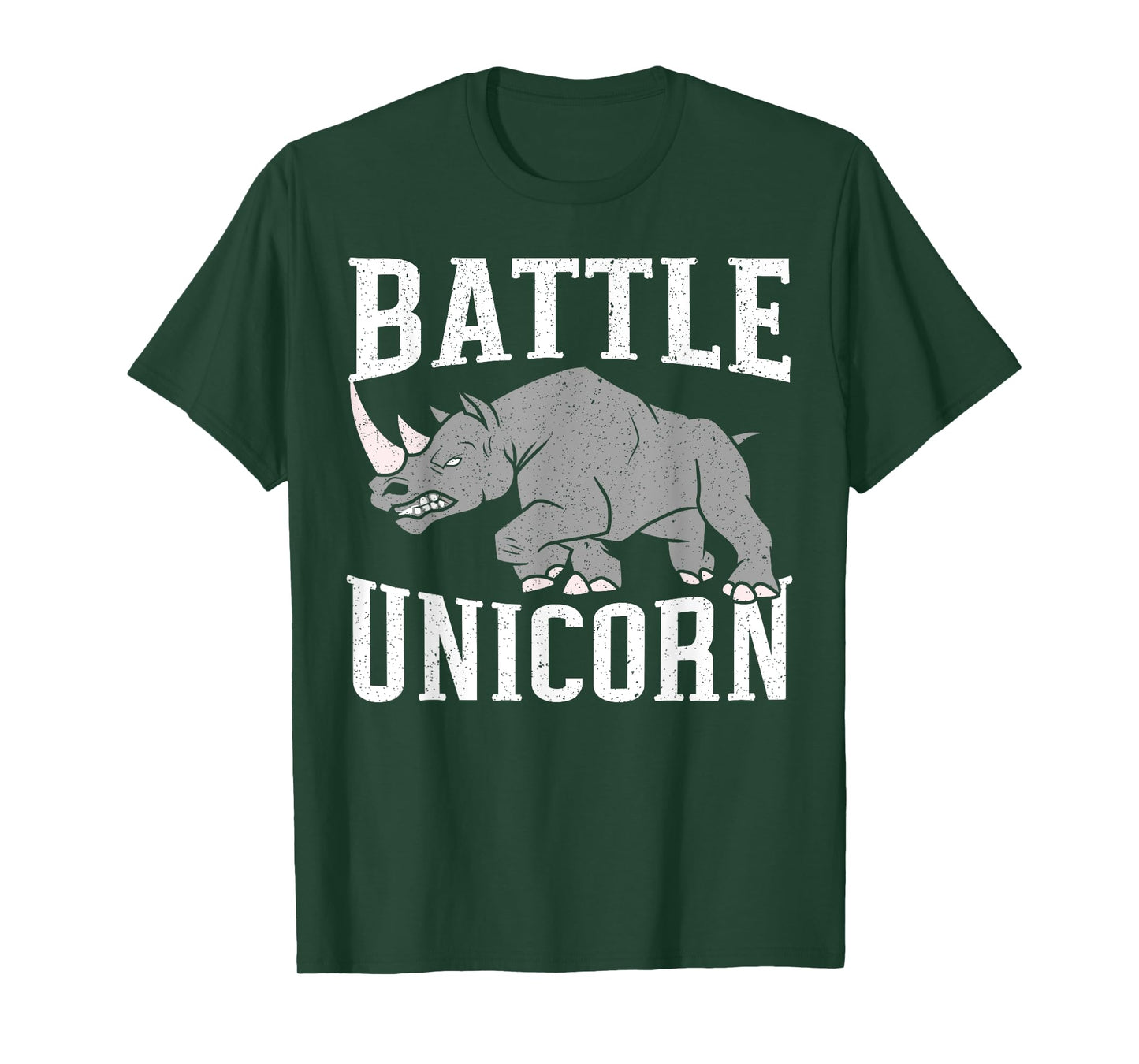 Battle Unicorn Rhinocerus Wildlife Animal Herbivore Rhino T-Shirt