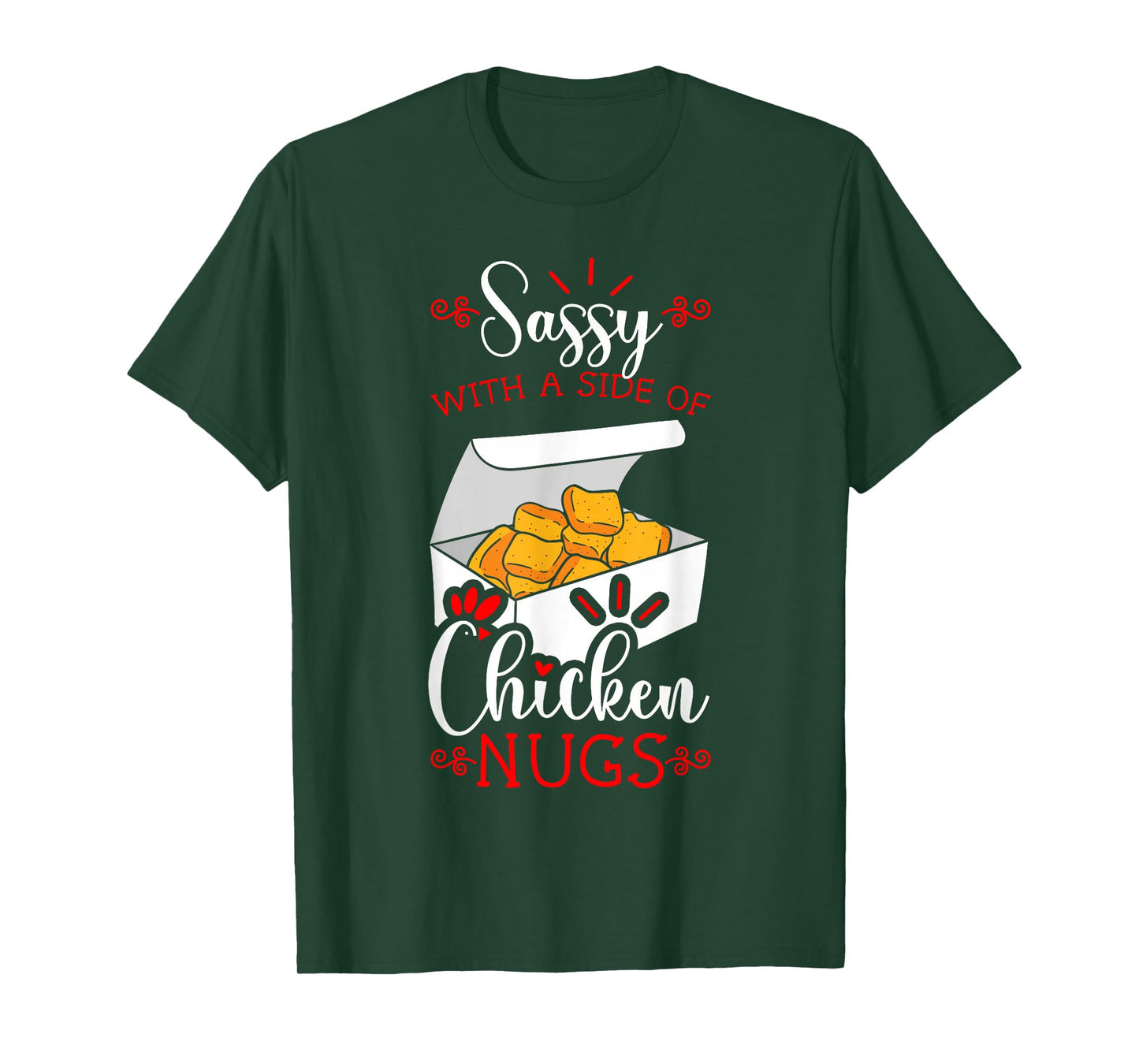 Chicken Nugget Fans Nug Eaters Fast Food Lovers Nuggies T-Shirt
