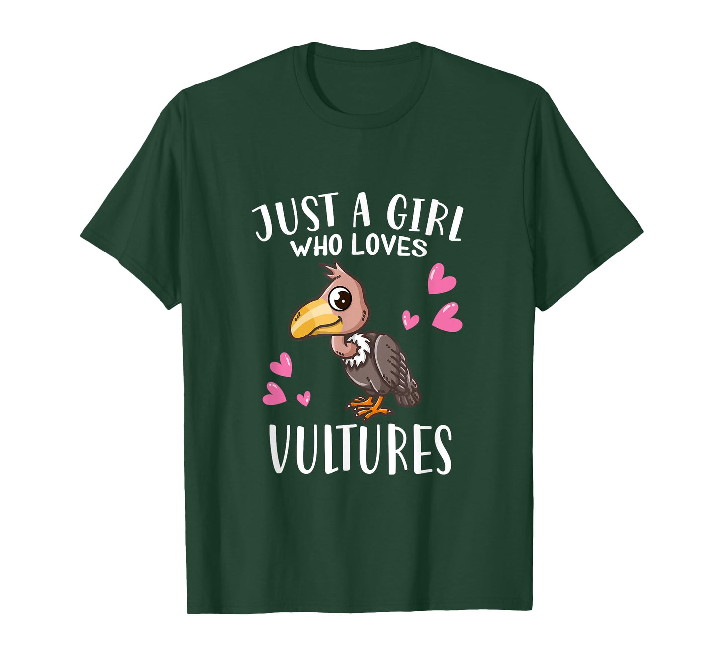 Funny Vulture Lovers Just A Girl Who Loves Vultures T-Shirt