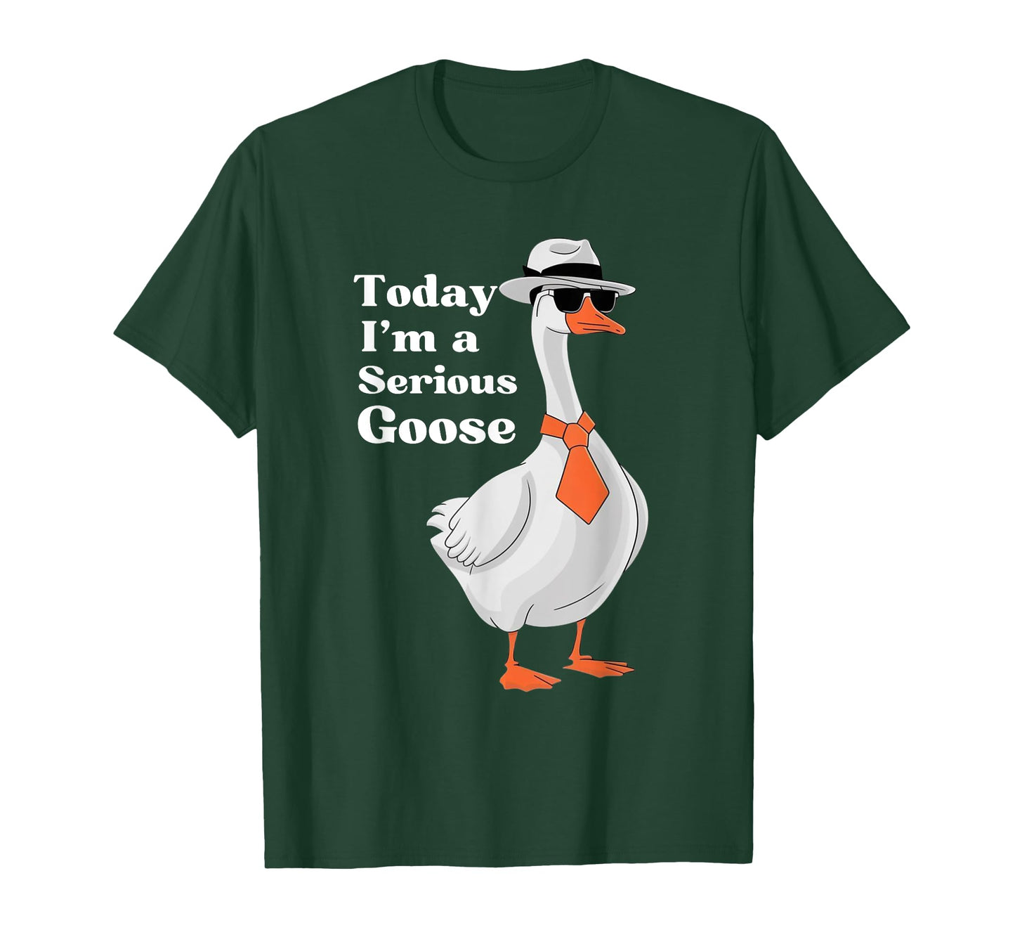 Today I'm A Serious Goose Funny Silly Goose Cute Men Women T-Shirt