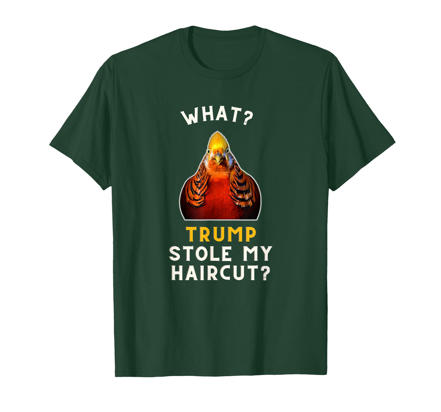 Golden pheasant Meme Bird Men Women Kids T-Shirt