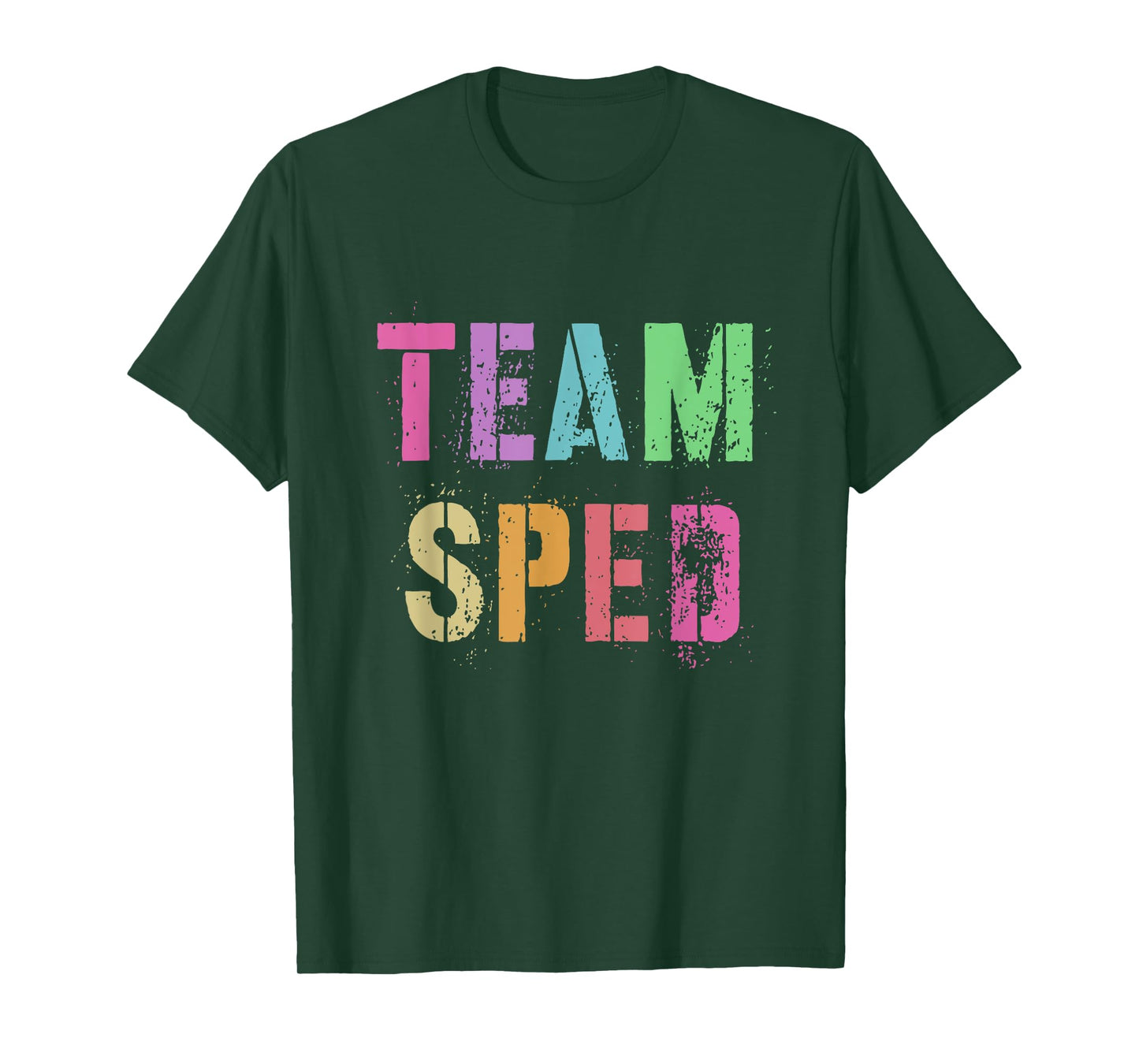 Vintage TEAM SPED Last Day of School Teacher Special Ed Crew Men Women Girls Kids T-Shirt