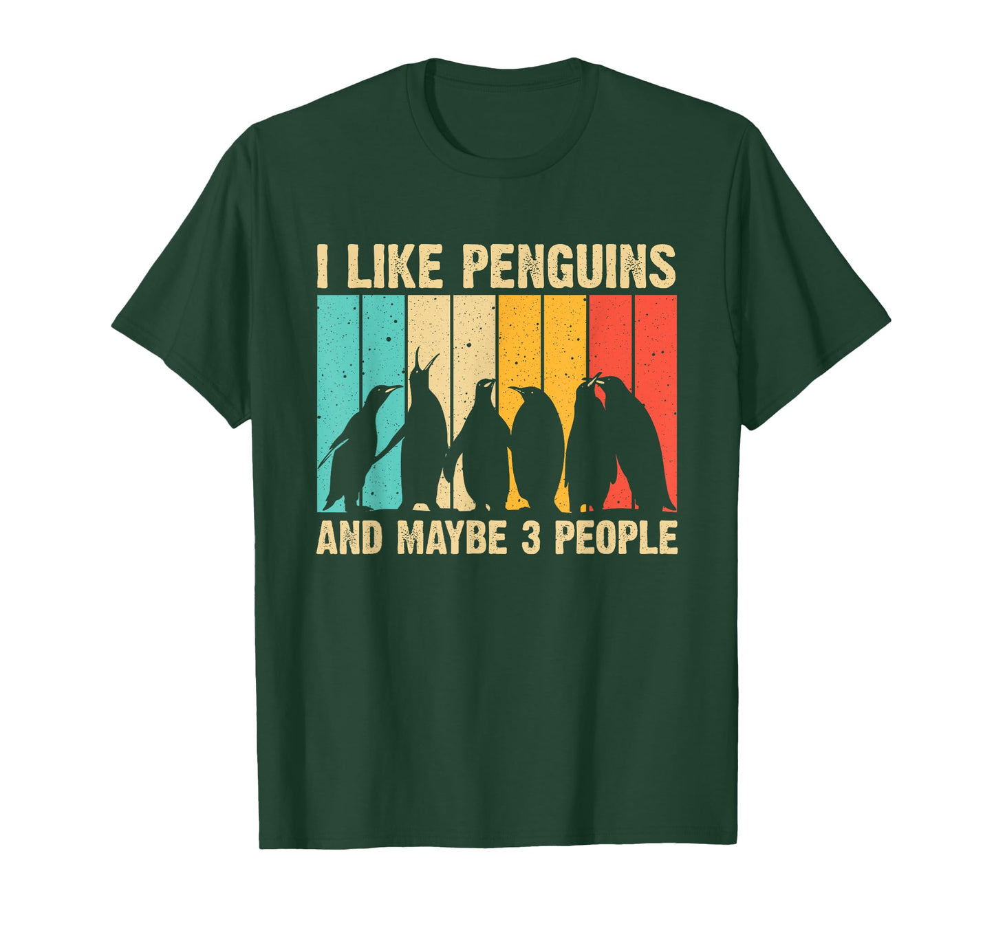 Cute Penguin Design For Men Women Kids Retro Penguin Lover T-Shirt