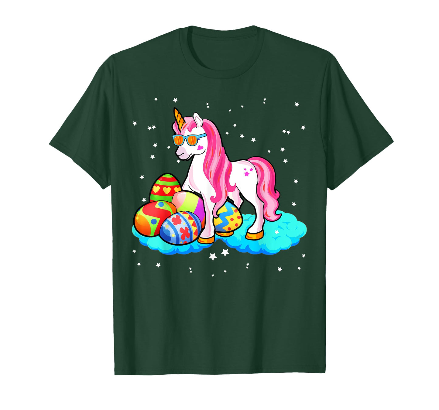 Girl Easter Unicorn Shirt Easter Girl Shirt Unicorn Easter T-Shirt