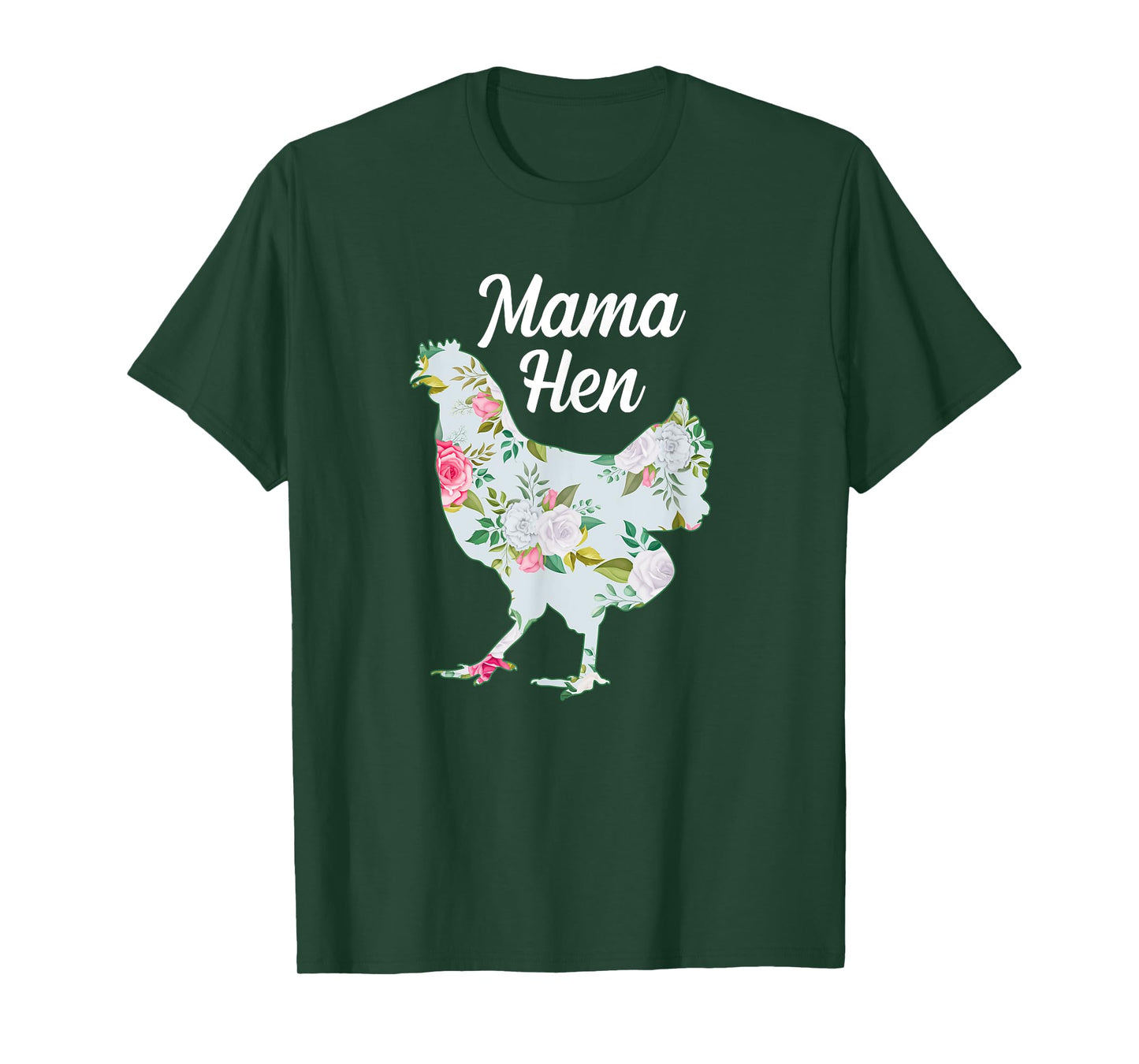 Mama Hen Funny Mother's Day Chicken Mom Farmer Farm T-Shirt