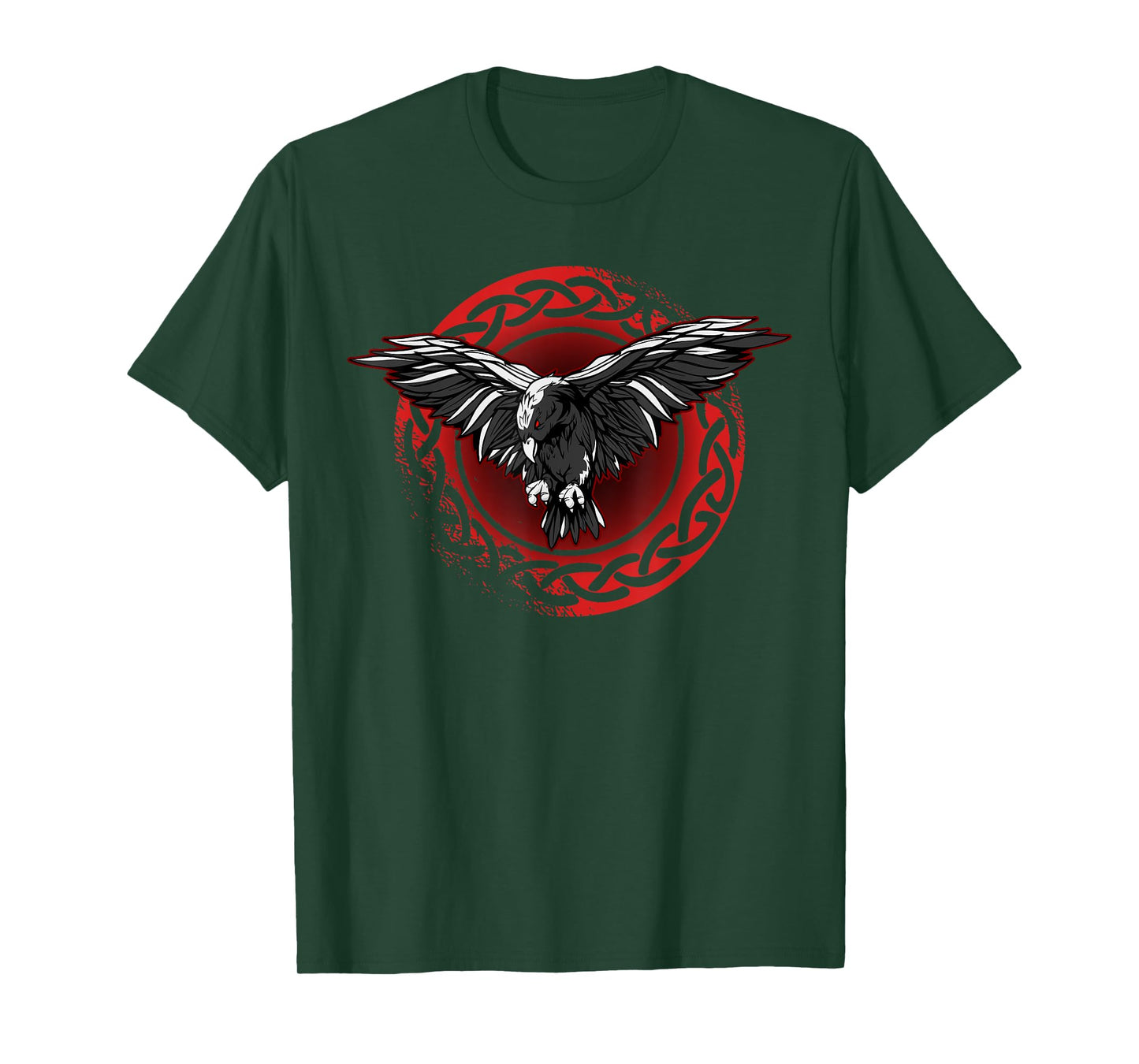 Odin Ravens Huginn & Muninn Vegvisir Vikings Celtic Nordic T-Shirt