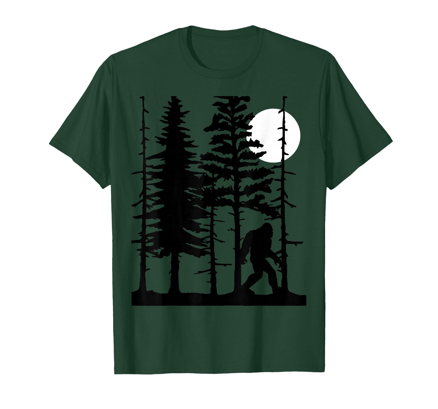 Bigfoot Hiding in Forest for Sasquatch Believers T-Shirt