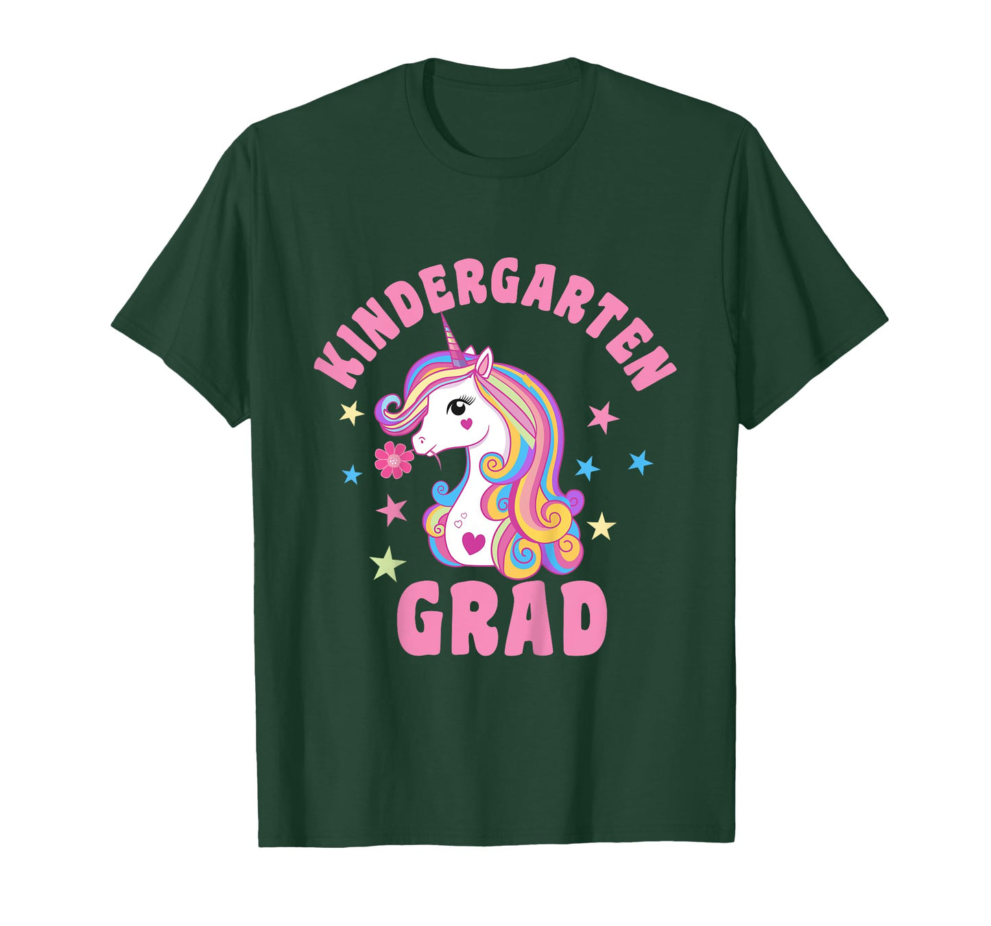 Kids Unicorn Kindergarten Grad Kindergarten Graduation T-Shirt