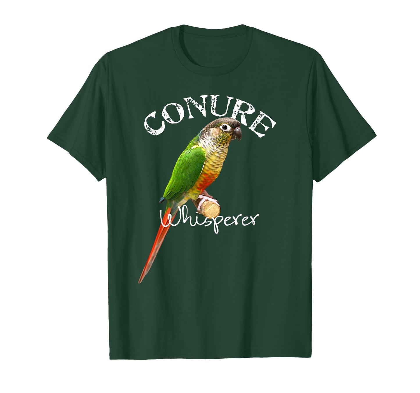 Funny Conure Whisperer Green Cheek Conure Bird Gift T-Shirt