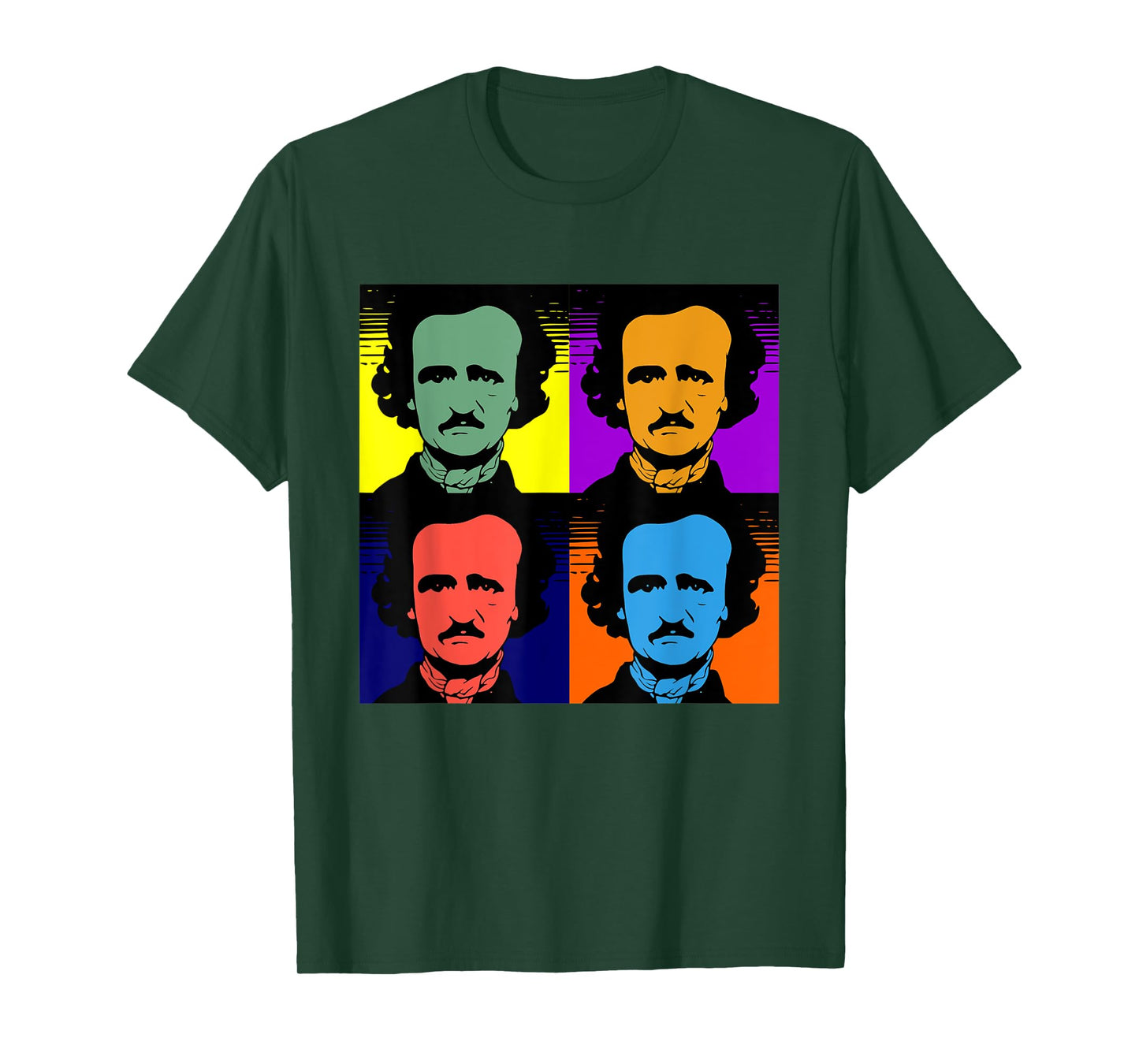 Edgar Allan Poe Pop Art Retro T-Shirt