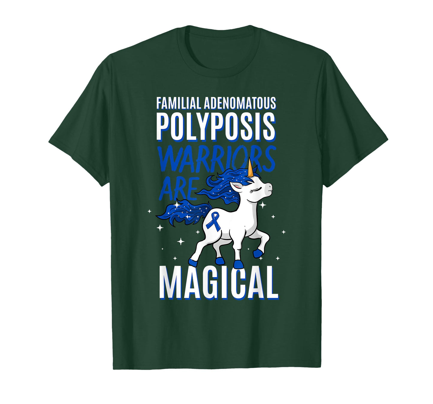Familial Adenomatous Polyposis Warrior FAP Awareness Unicorn T-Shirt