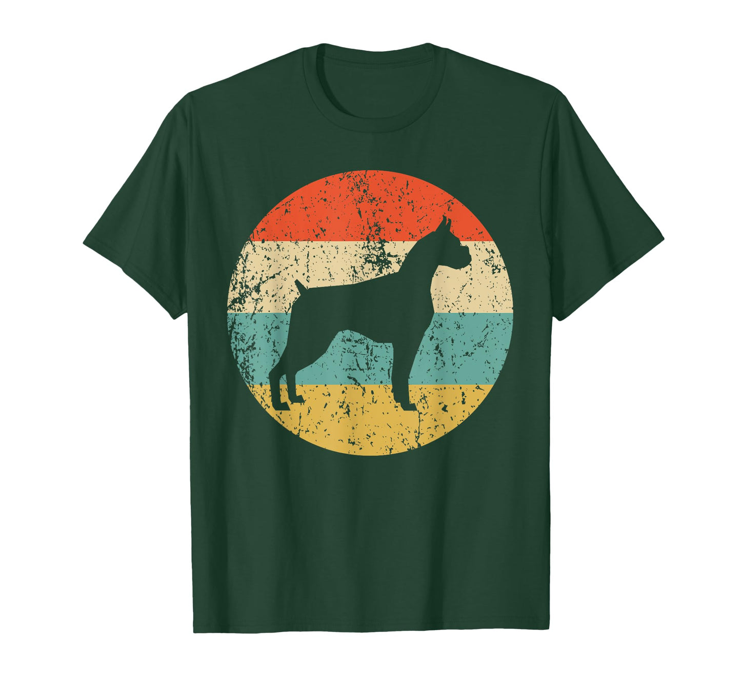 Boxer Shirt - Vintage Retro Boxer Dog T-Shirt T-Shirt