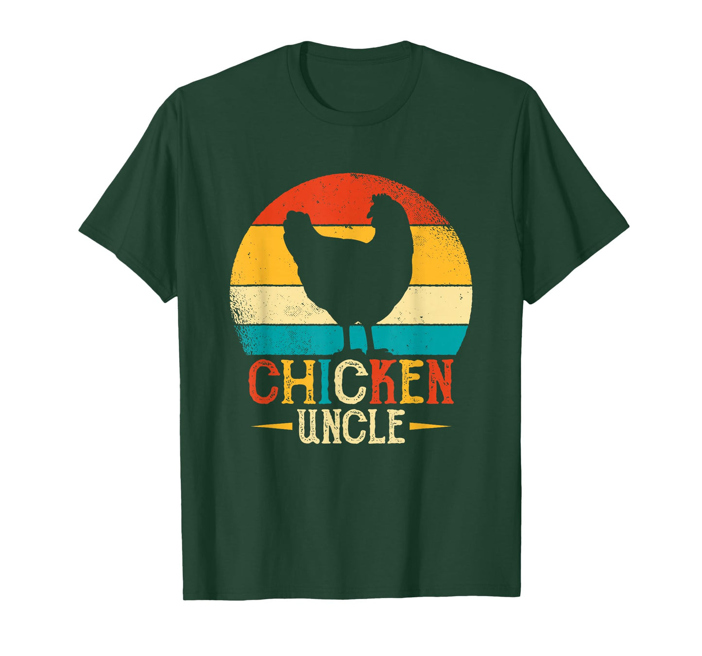 Chicken Lover Uncle Design - Chicken Uncle Poultry Farmer T-Shirt