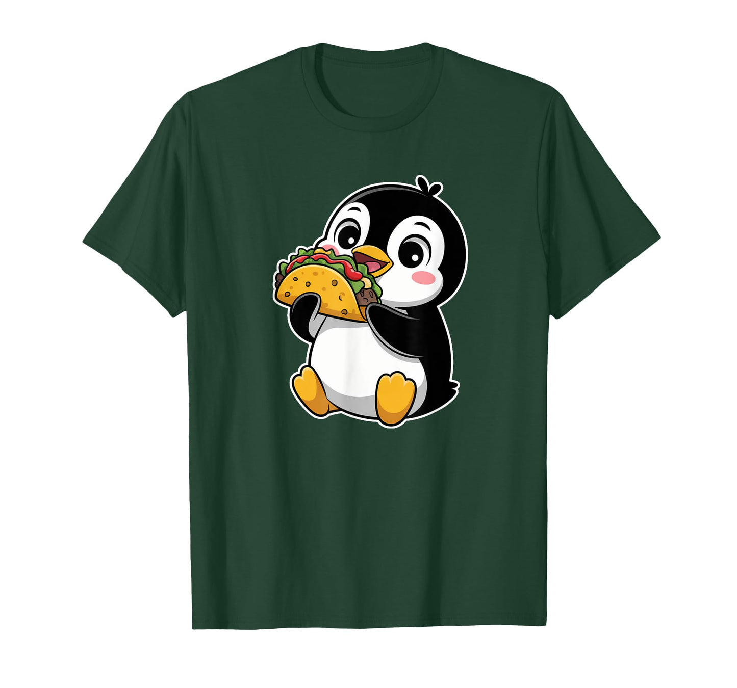 Penguin Eating Taco Shirt Cute Penguin Tacos T-Shirt