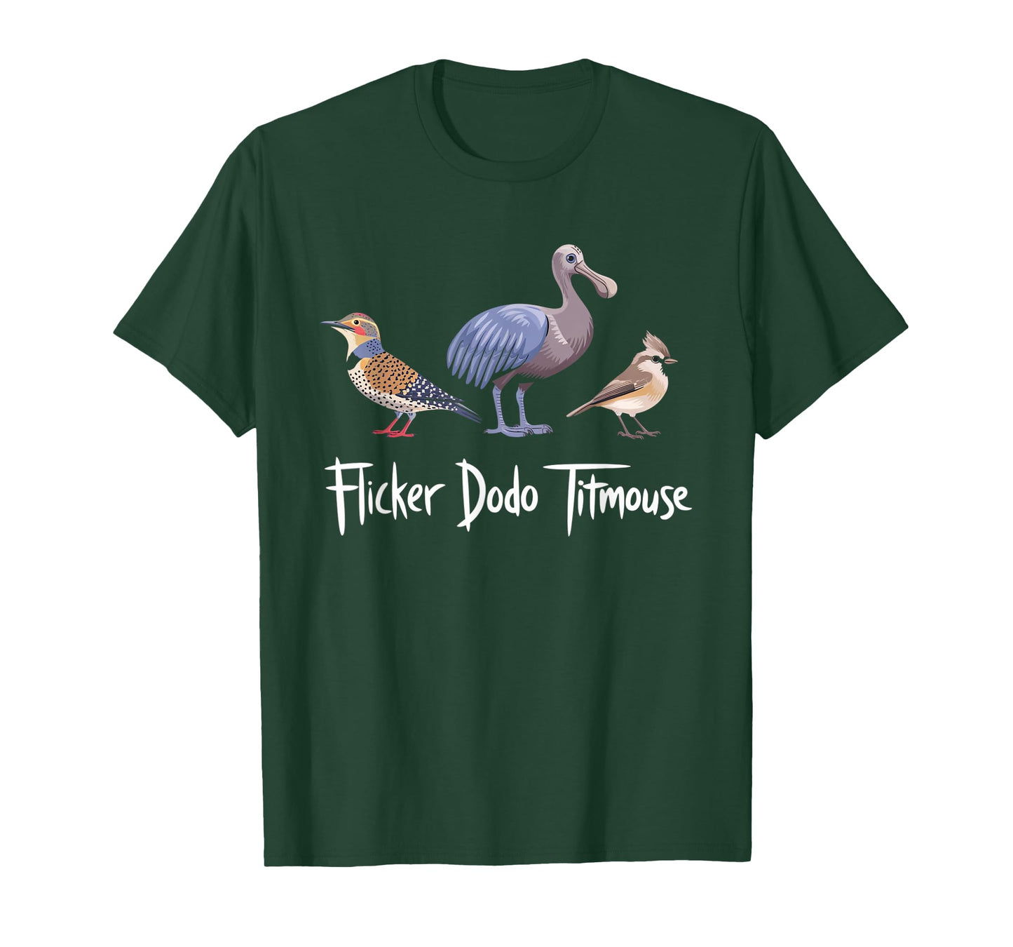 Flicker Dodo Titmouse Funny T-Shirt