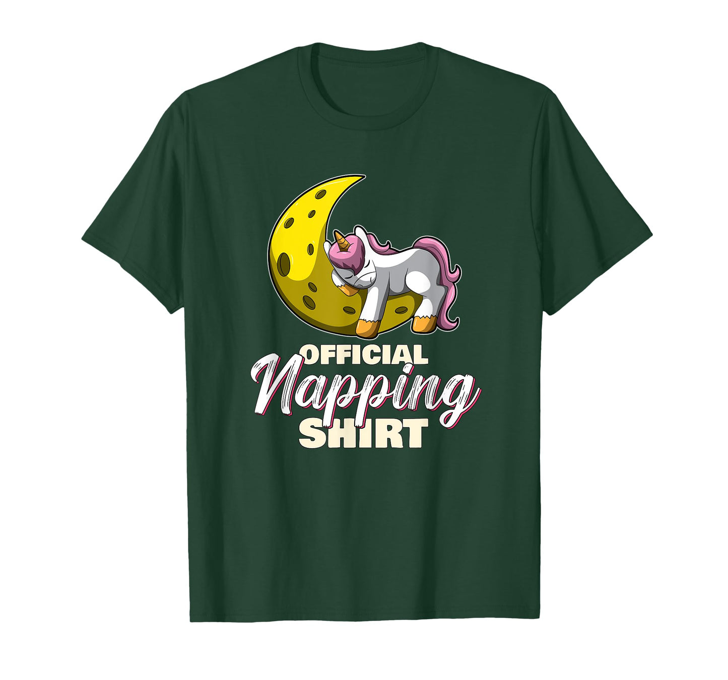 Sleeping Unicorn Nap Time Official Napping T-Shirt