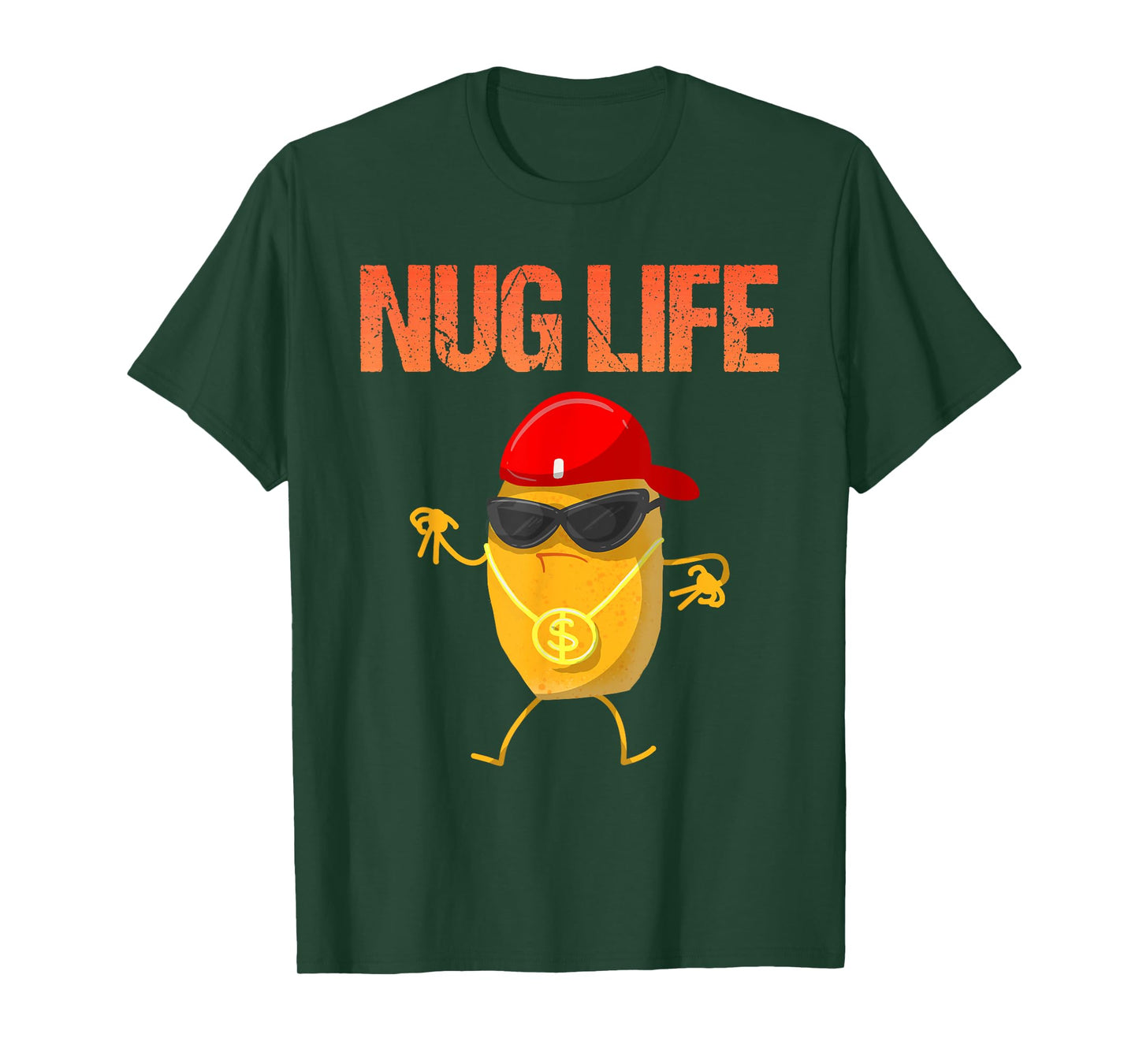 Cool Chicken Nugget Art For Boys Kids Chicken Nugget Lover T-Shirt