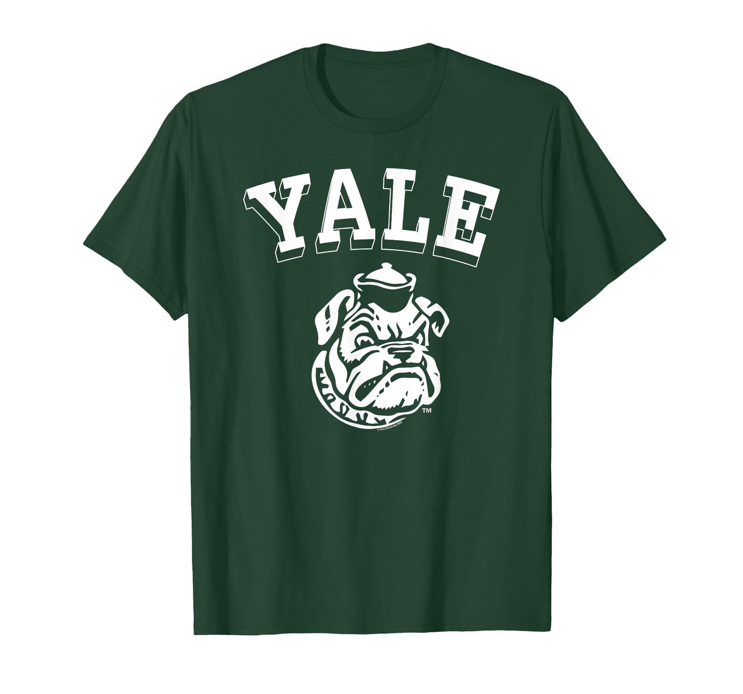 Yale University Cartoon Bulldog Handsome Dan Yale Logo T-Shirt