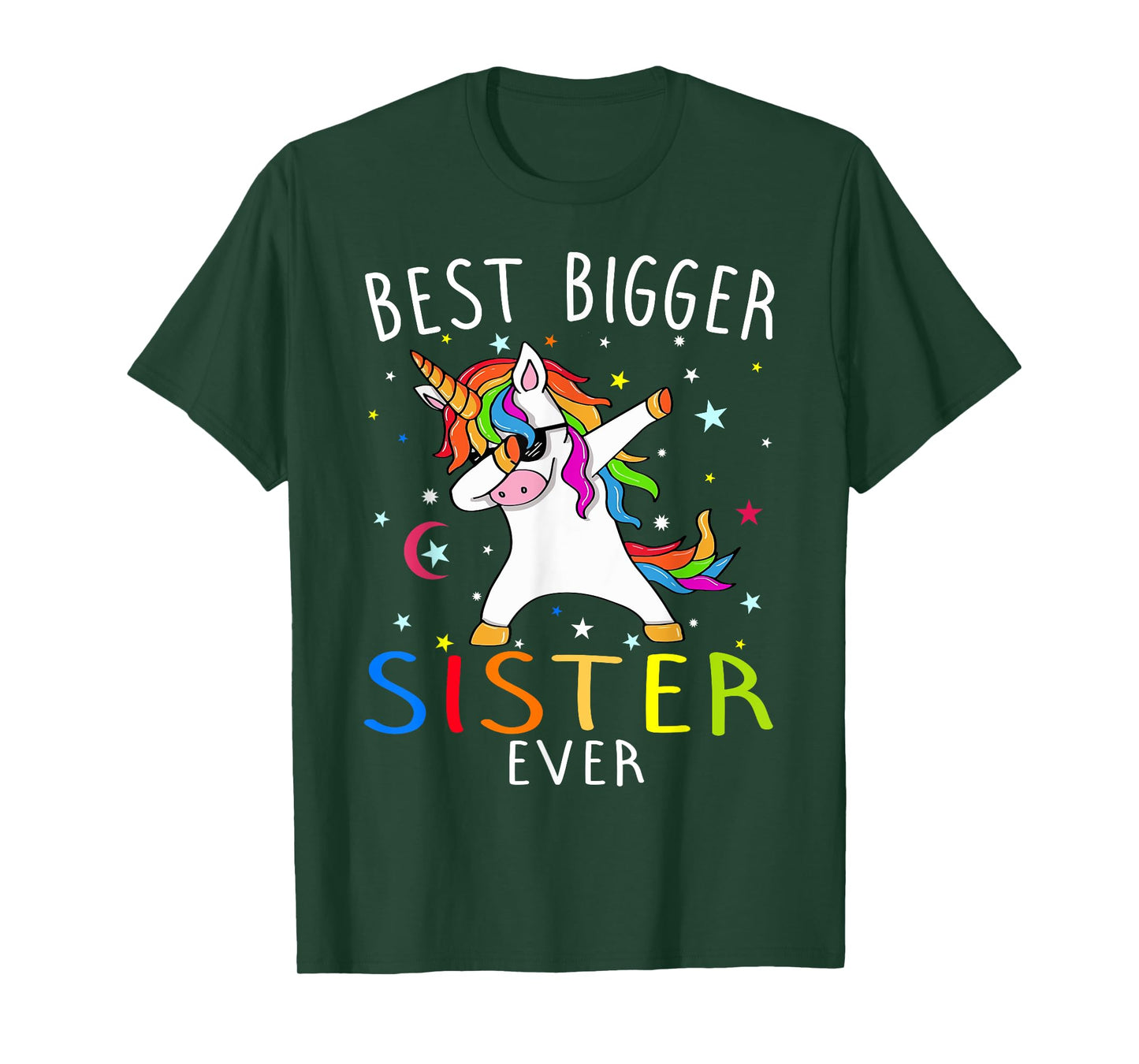 Best Bigger Sister Ever Unicorn T-Shirt