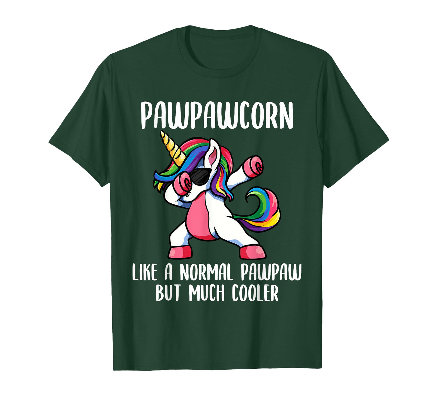 Unicorn Pawpaw Girl Clothes, PawpawCorn Cute T-Shirt