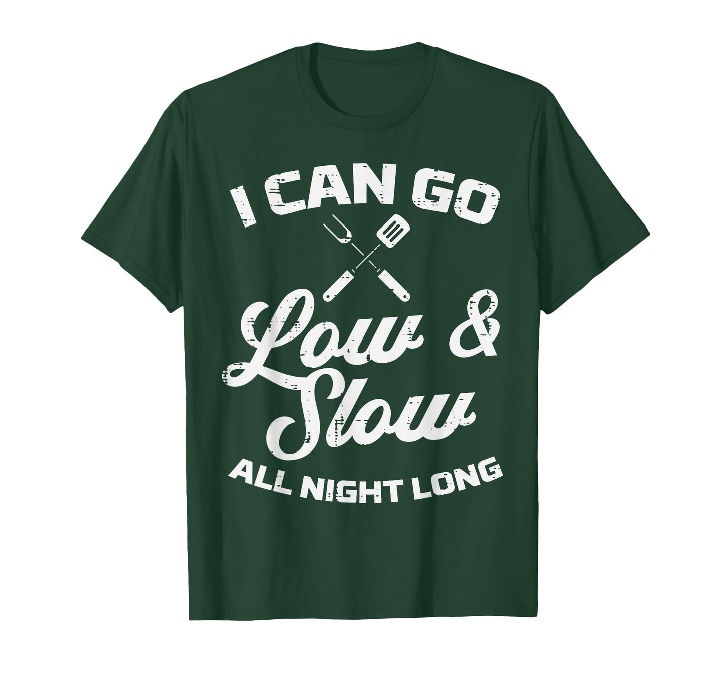 Low Slow All Night Long Bbq Grilling Smoking Meat Smoker T-Shirt