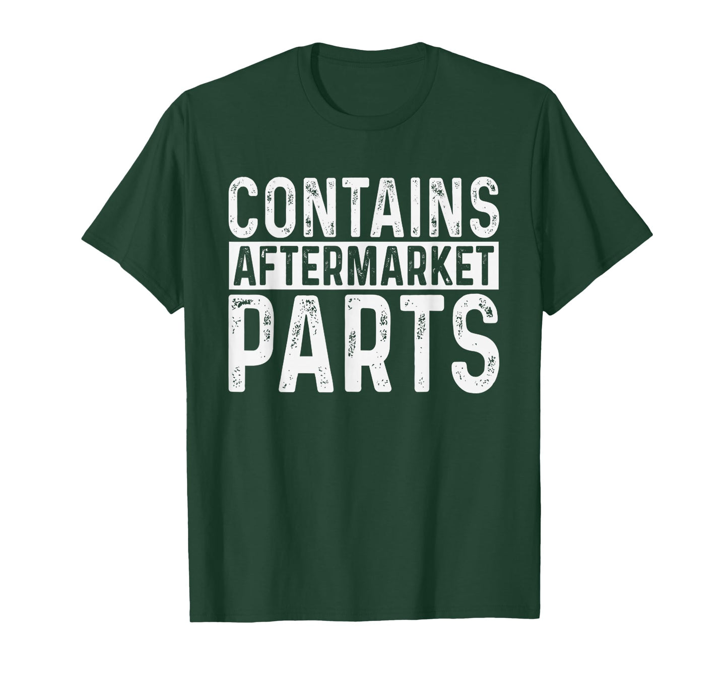 Funny Amputee Contains Aftermarket Parts Quote Saying T-Shirt