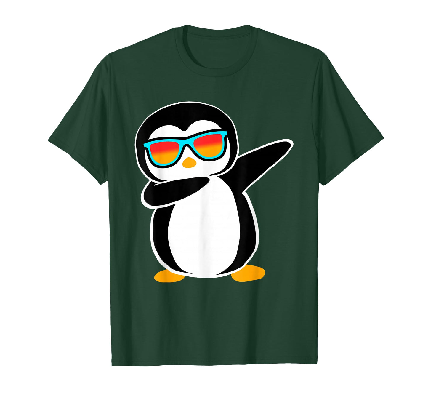 Dabbing Penguin Cute Animal Birthday Party Gift T-Shirt