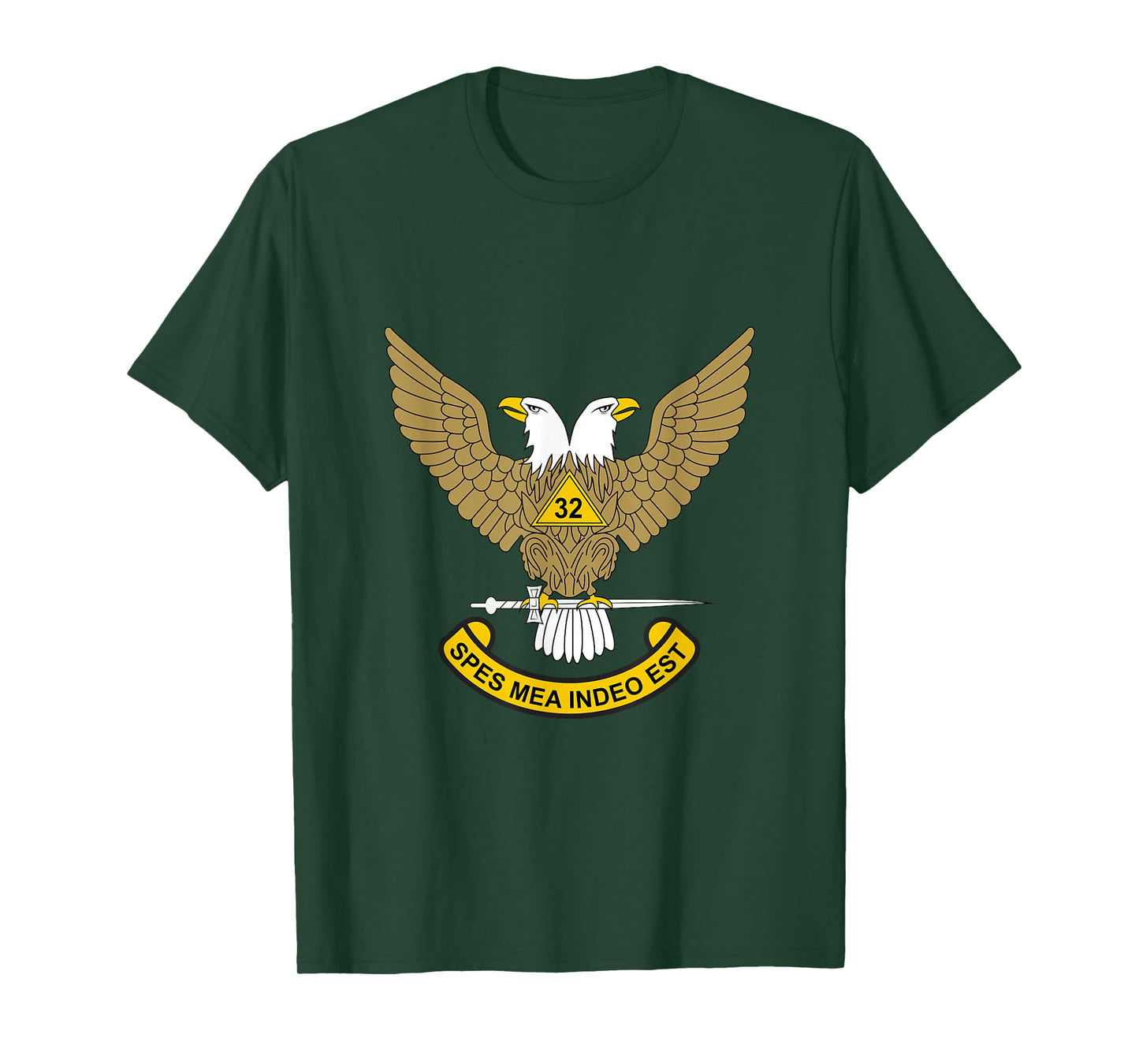 32nd Degree Mason 32 Masonic Scottish Rite AASR Wings Up T-Shirt