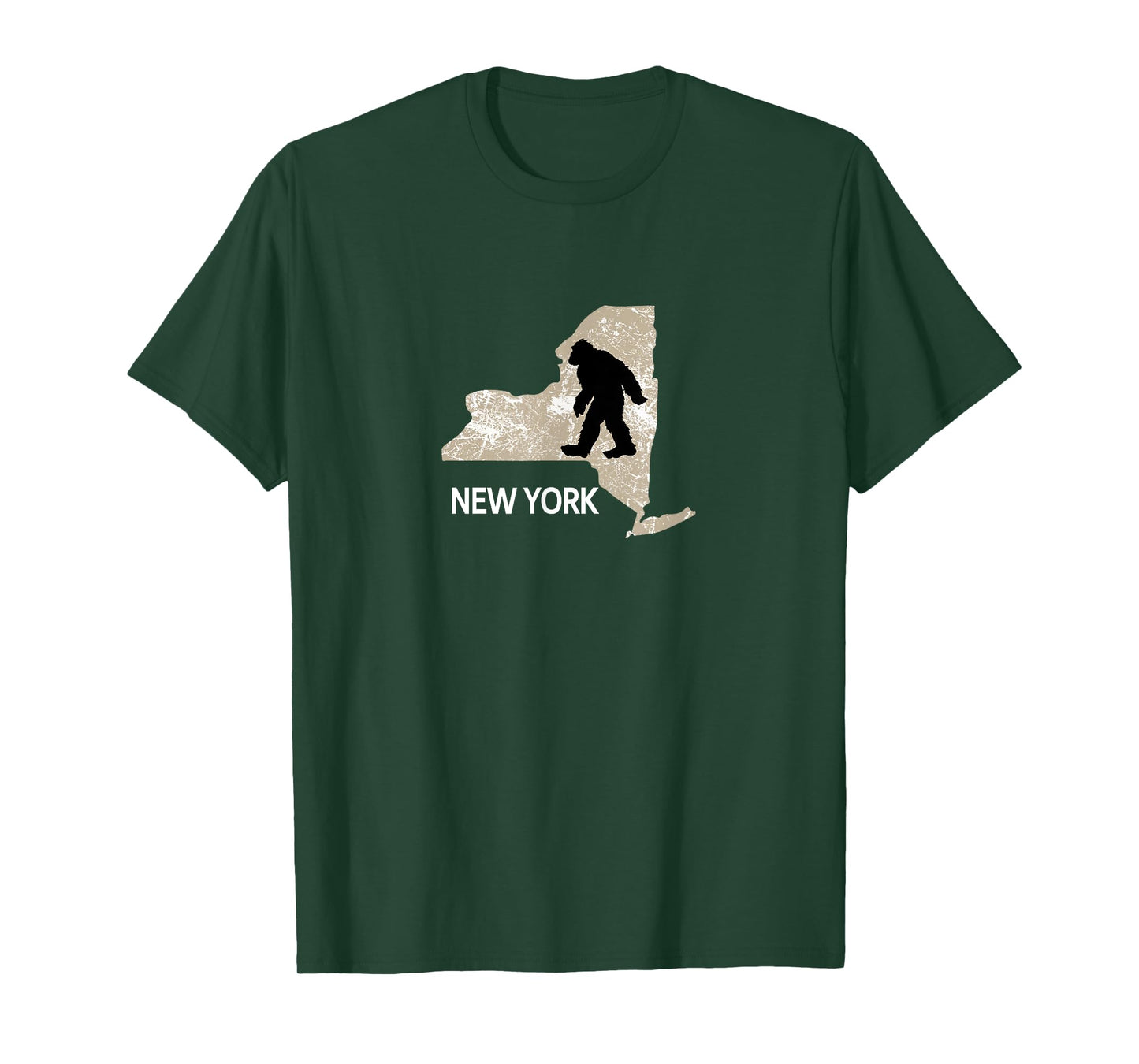 Funny Bigfoot I Believe Loves New York NY Sasquatch T-Shirt