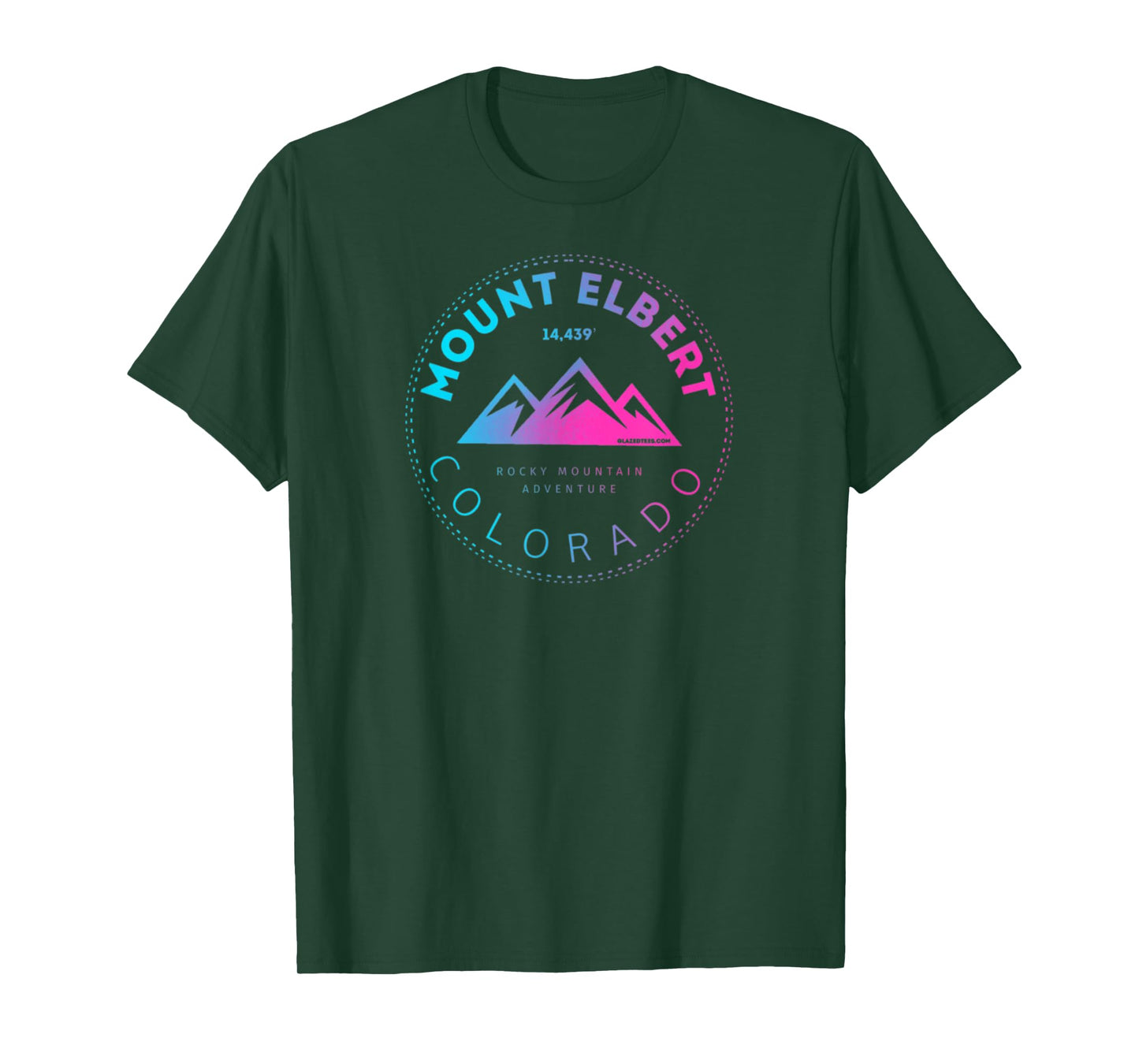 Mount Elbert Colorado 14er - Retro Rocky Mountain T-Shirt