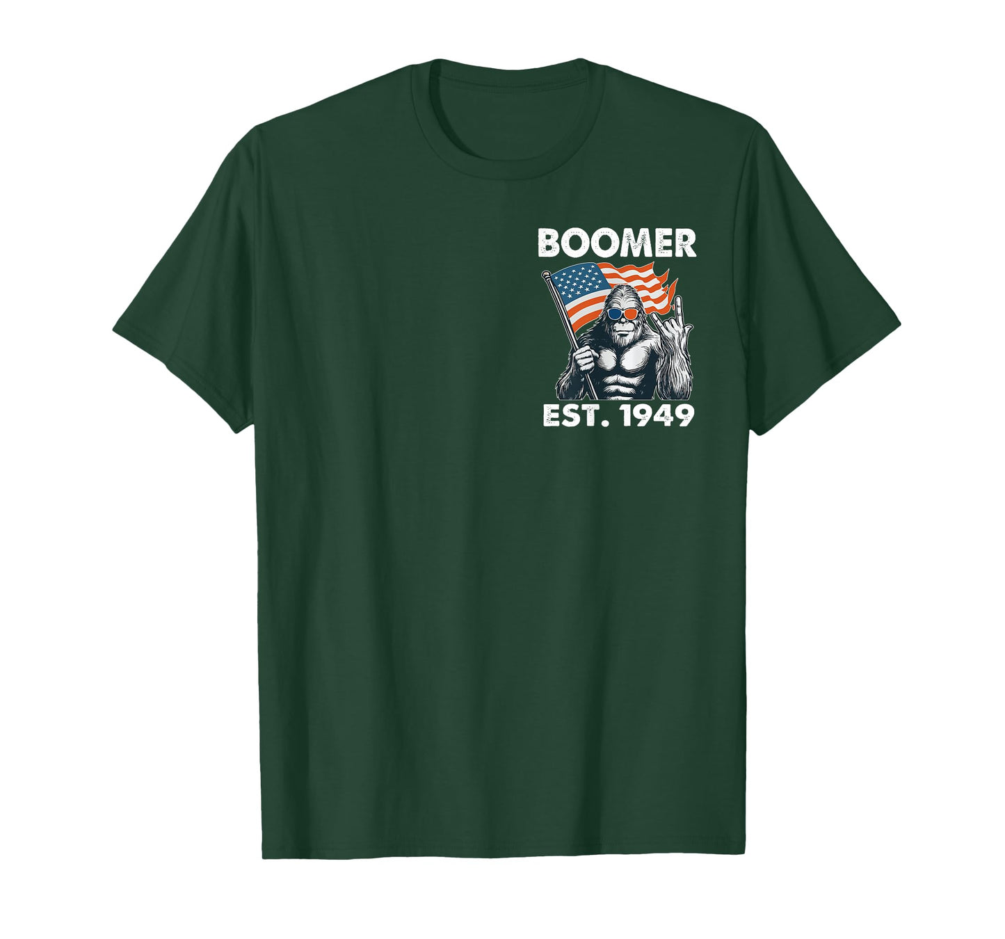 Boomer Est 1949 Walk Away I Am A Grumpy Old Man (2 SIDES) T-Shirt