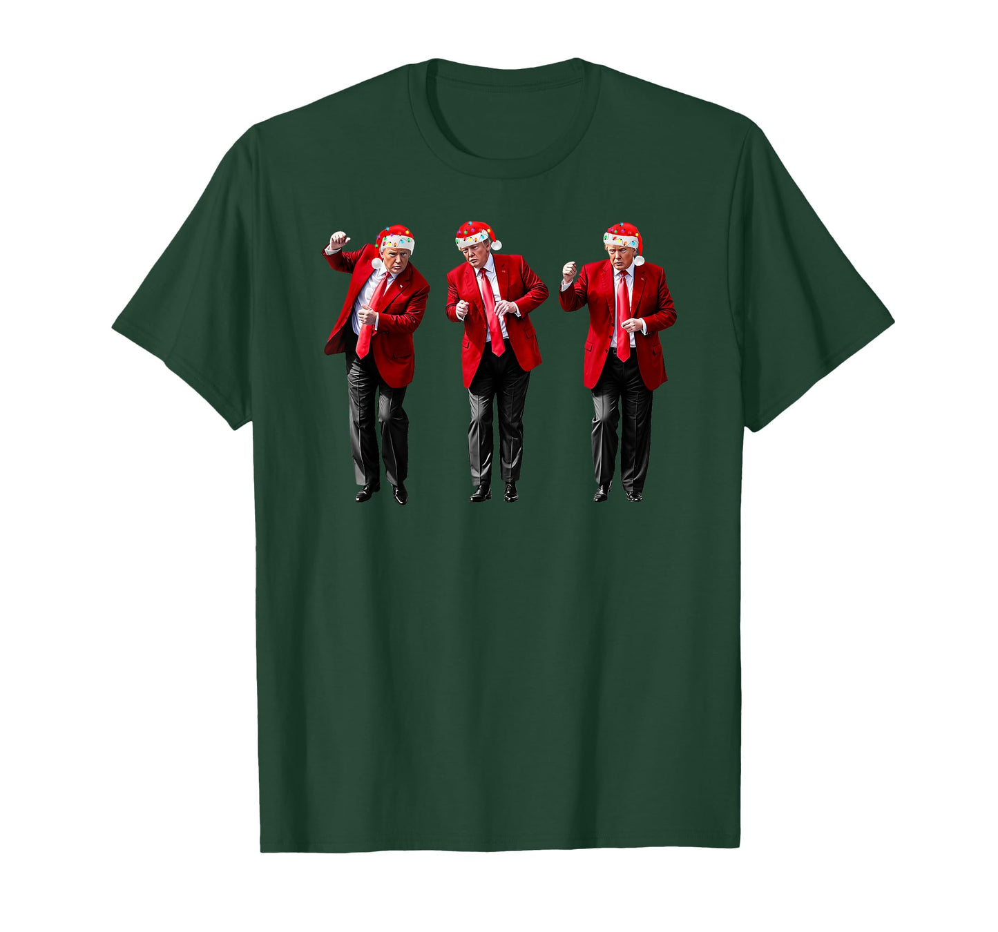 Christmas Donald Trump President 2024 Dancing Funny Santa T-Shirt
