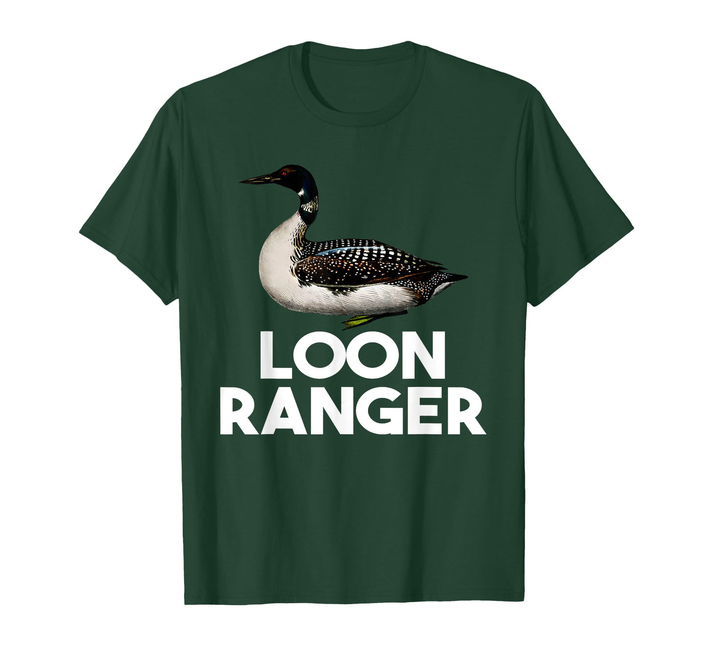 Loon Ranger Funny Common Loon Bird Watching T-Shirt