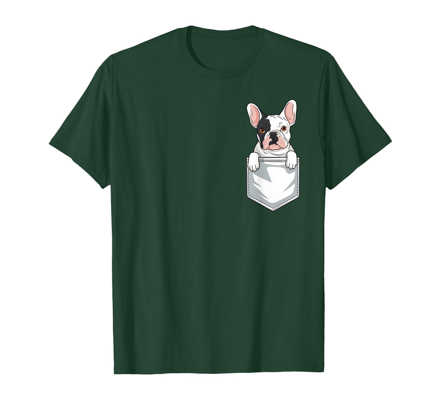 French Bulldog In Pocket T-Shirt