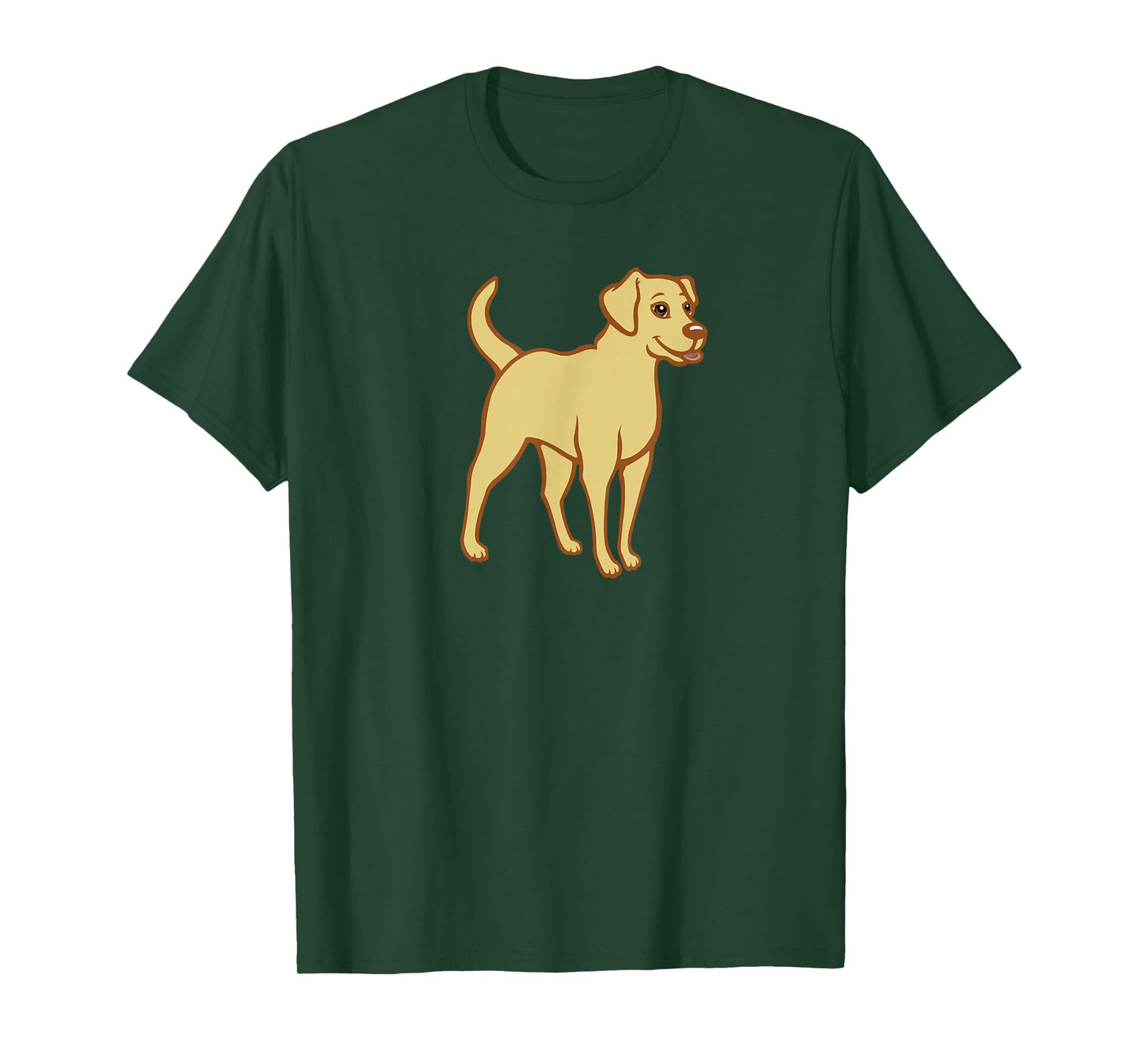 Yellow Lab Labrador Retriever Cute Dog Old Yeller Mastador Men Women Kids T-Shirt