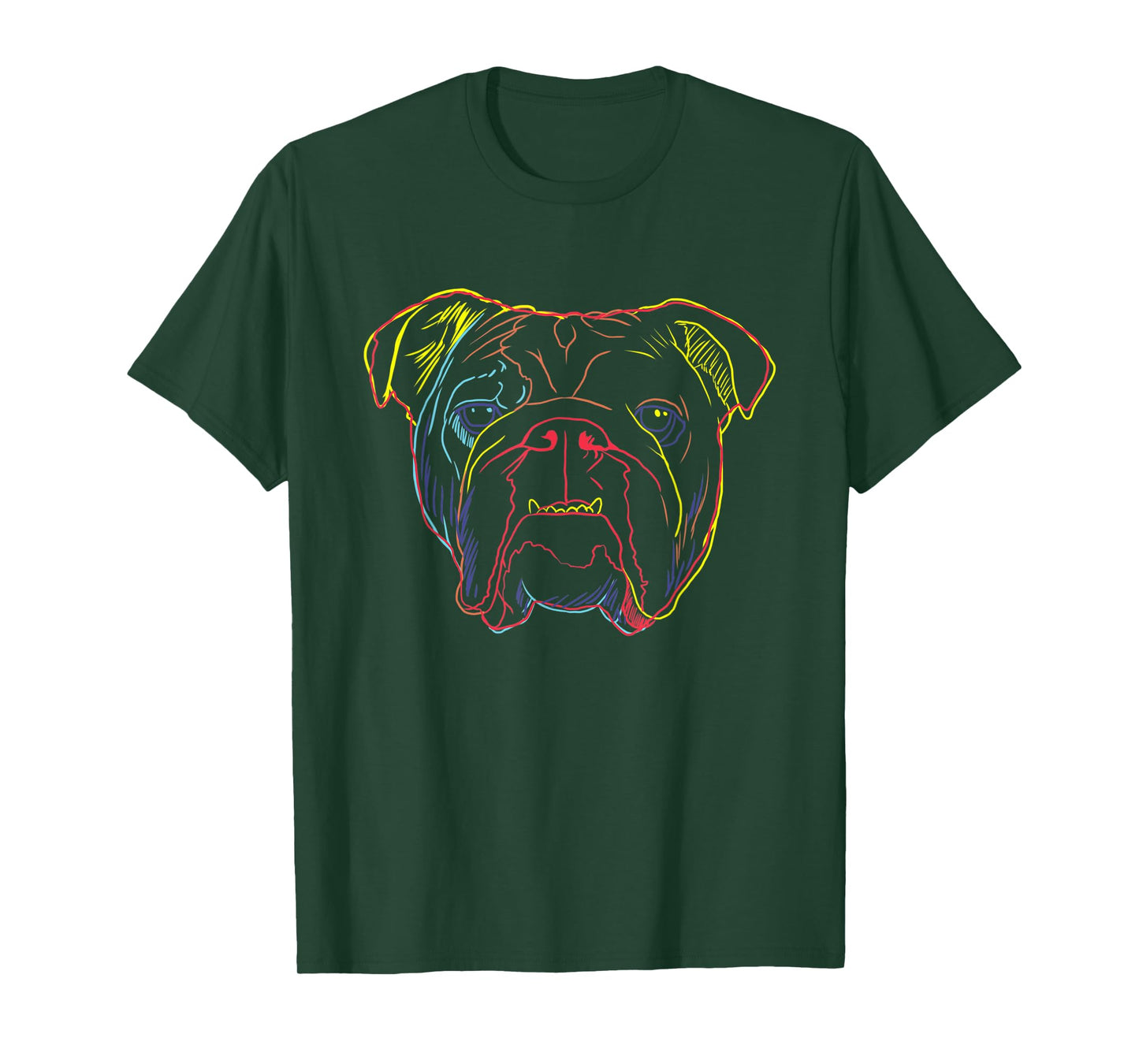 Dog English Bulldog T-Shirt for Men Women