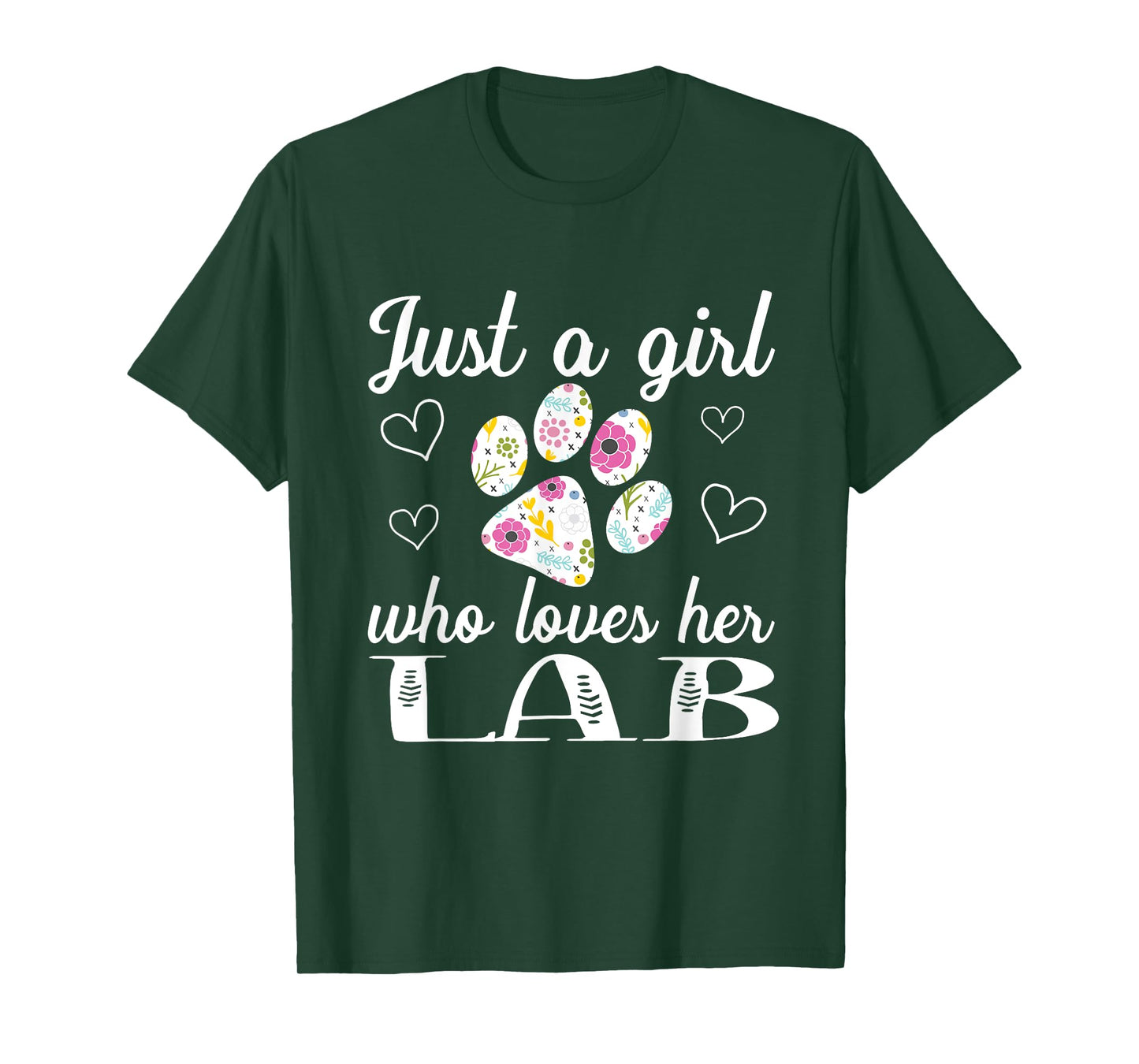 Just A Girl Who Loves Her Labrador Cute Dog T-Shirt