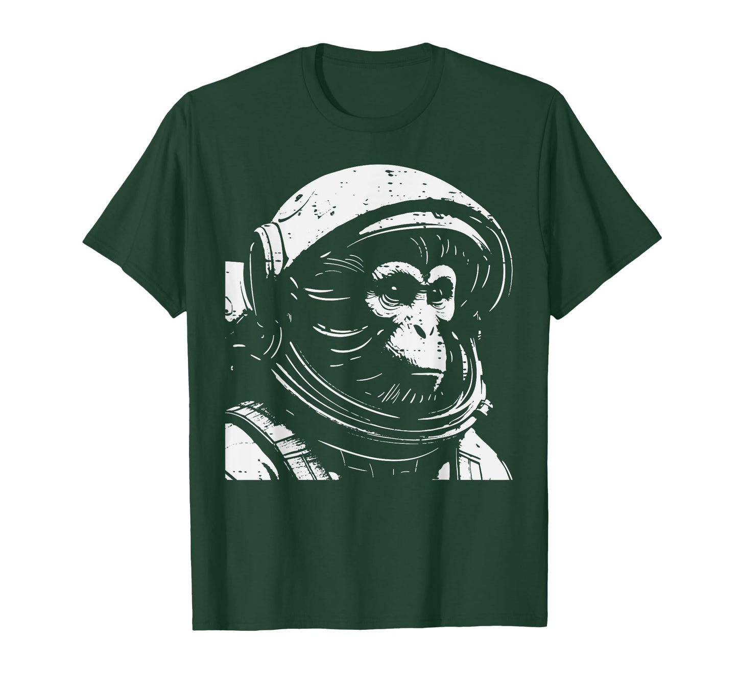 Monkey Astronaut Space Galaxy Ape Animal Men Women Boys Kids T-Shirt