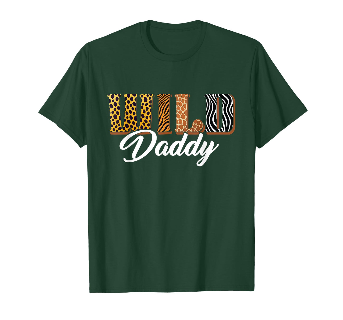 Wild Daddy Zoo Safari Jungle Animal Birthday Matching Family T-Shirt