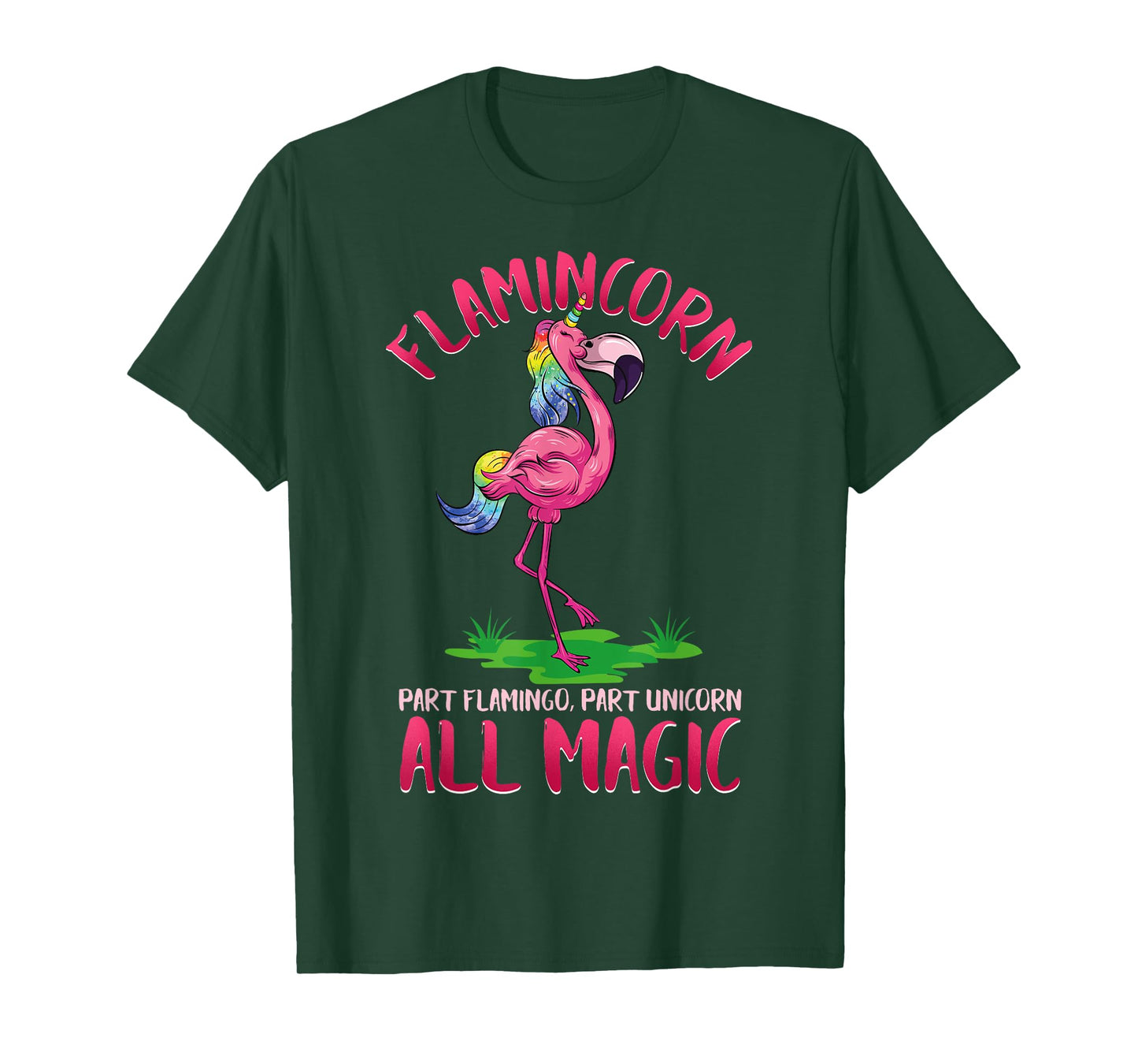 Flamincorn Flamingo & Unicorn T-Shirt