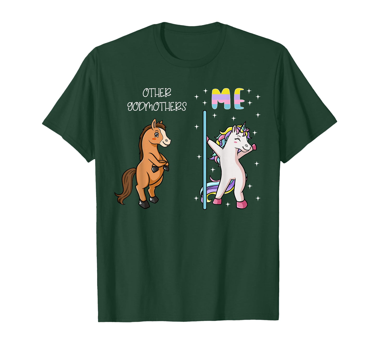 Other Godmother Me A Unicorn Dancing Godparents Day T-Shirt