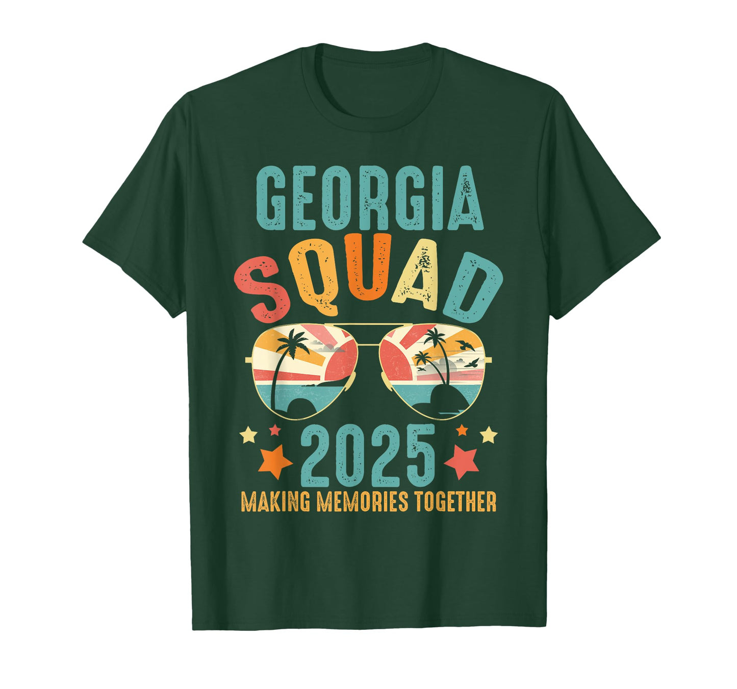 Georgia Squad 2025 Funny Groovy Reunion Friends Trip Match T-Shirt