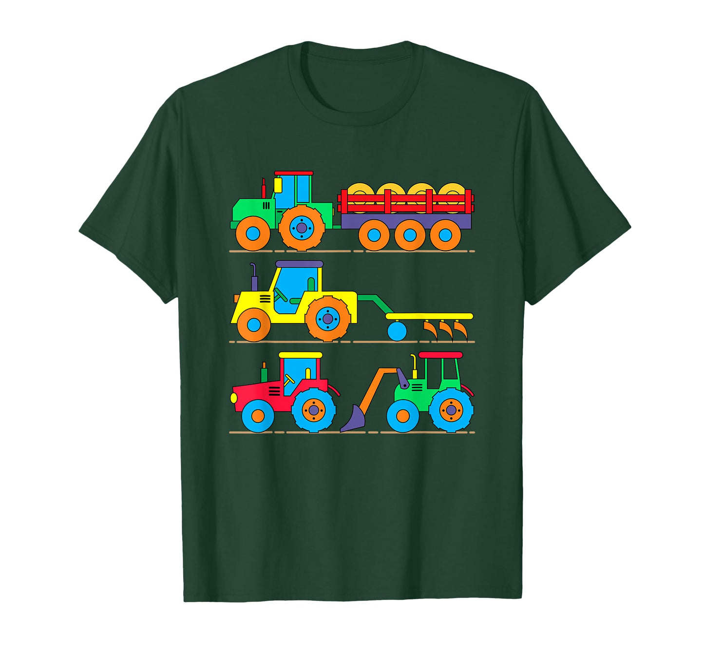 Tractors Tractor Bulldog Agricultural Machines Boys T-Shirt