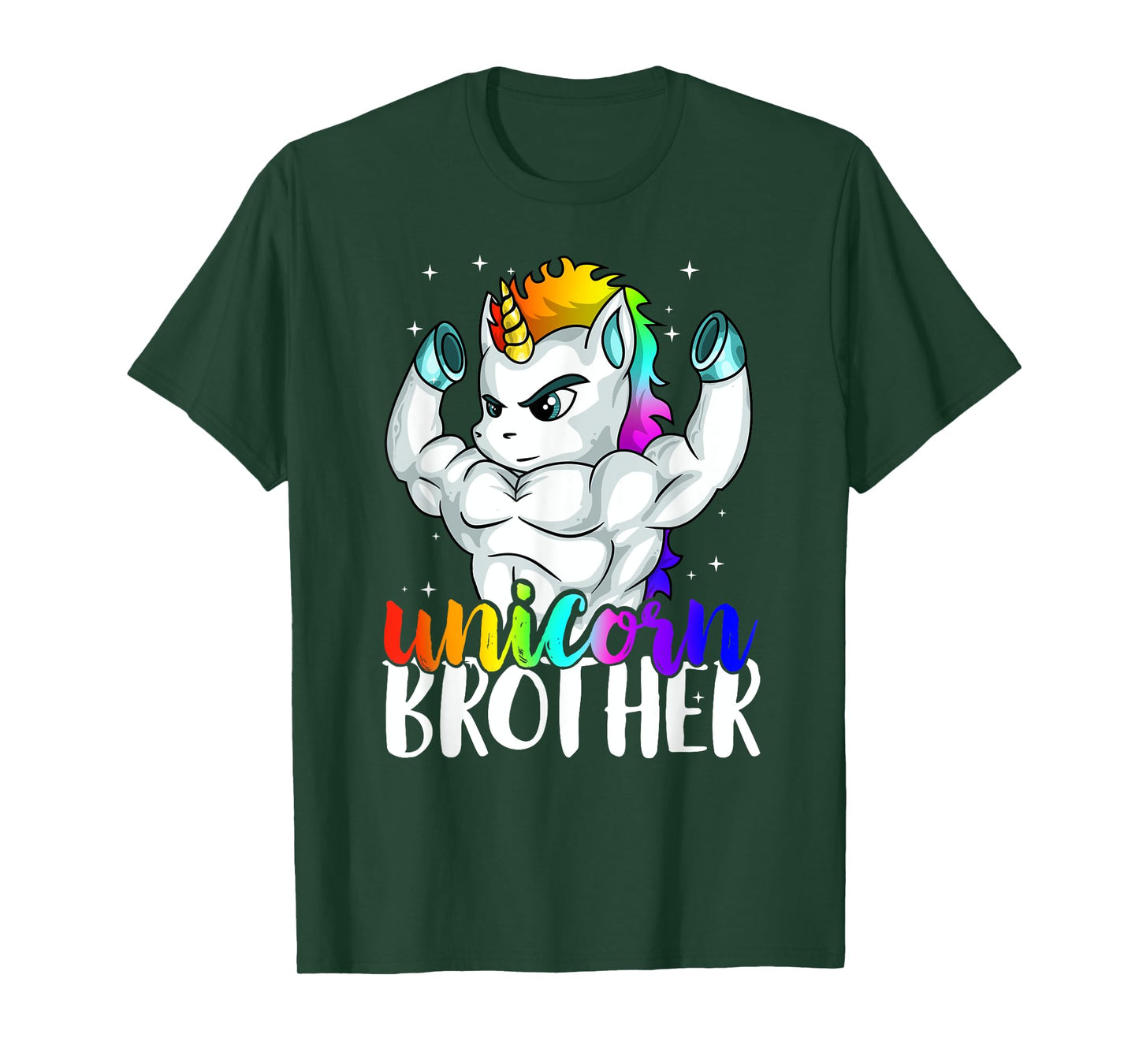 Unicorn Brother Sister to Big Bro Brothercorn Christmas Gift T-Shirt