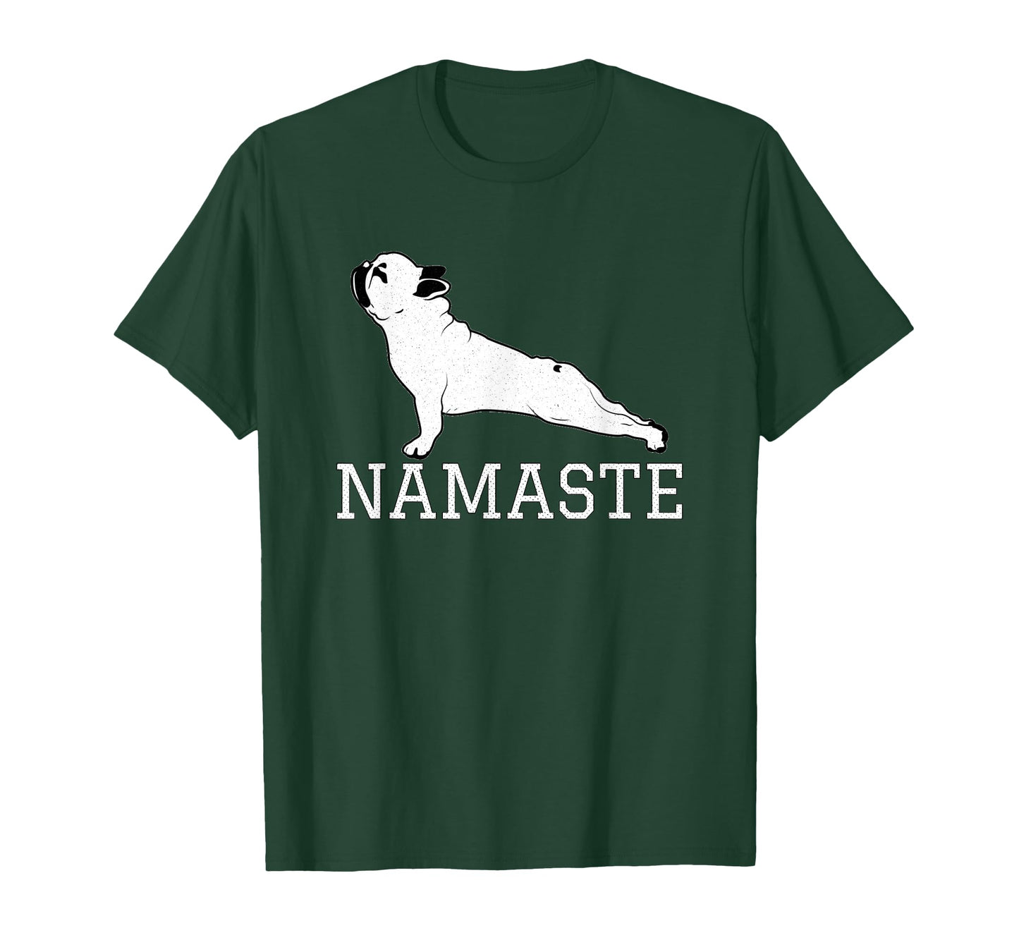 French Bulldog Yoga Funny Frenchie Namaste Lovers Gift T-Shirt for Men Women Girls Kids