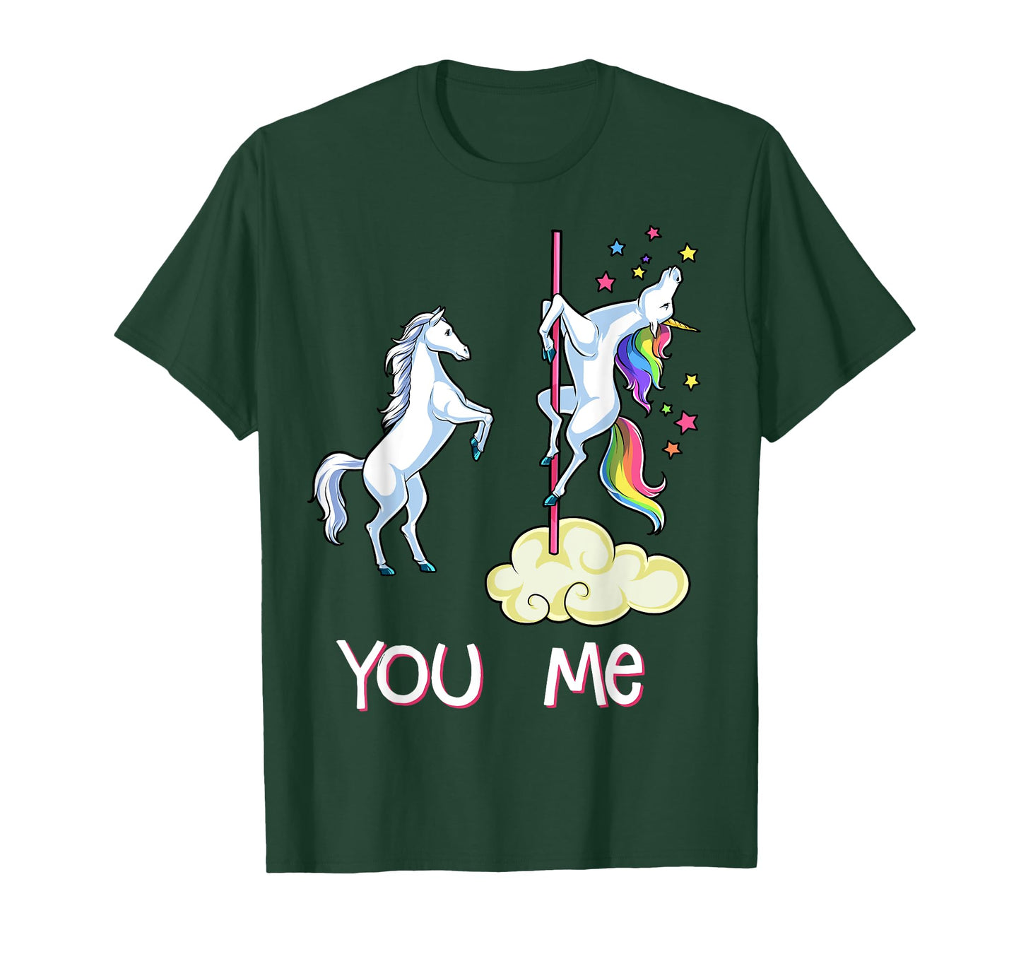 Unicorn You vs Me Shirt Funny Unicorns Rainbow T-shirt Gifts T-Shirt